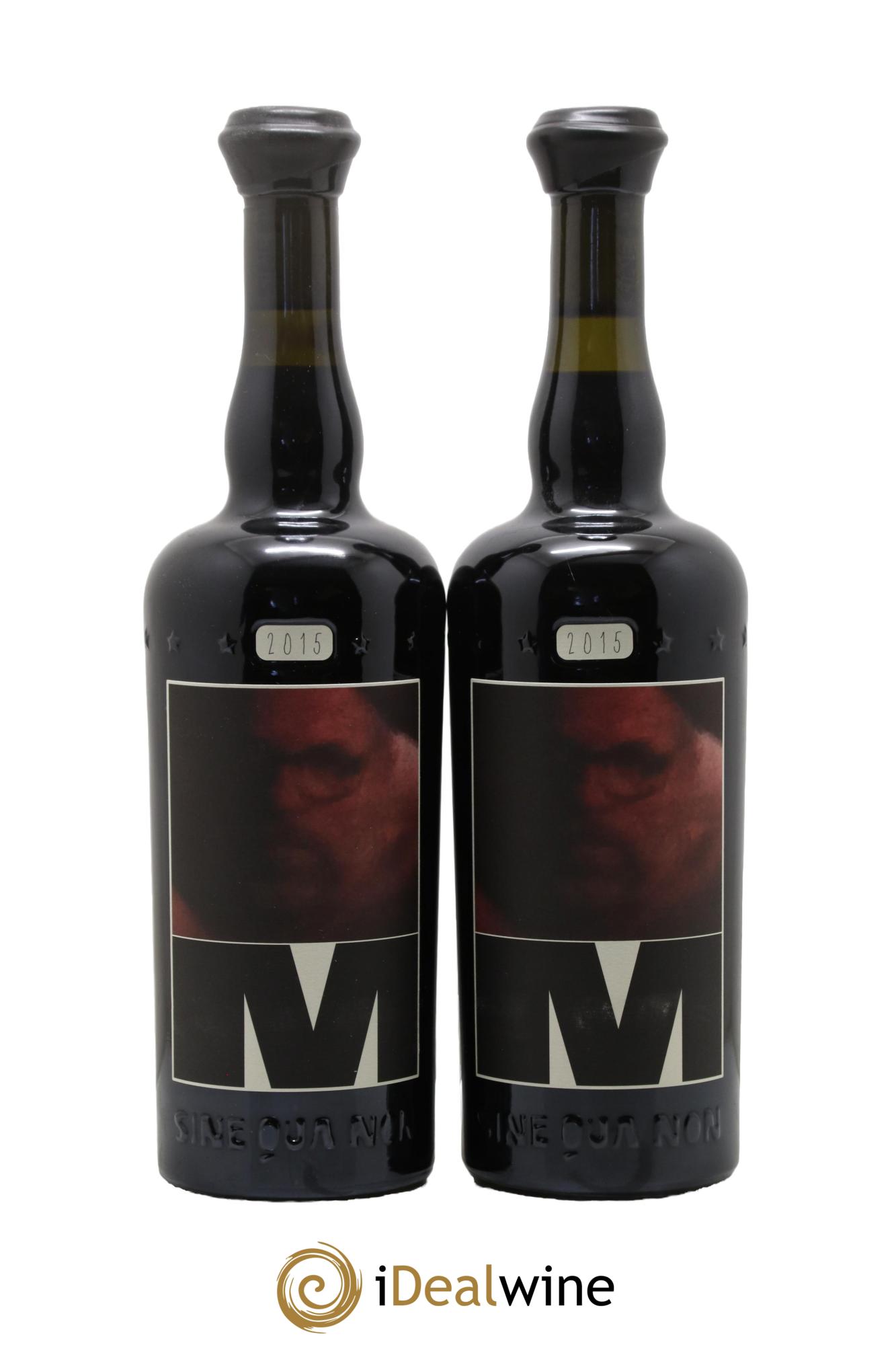 USA Santa Rita Hills Eleven Confessions 4 Syrah M et 1 Grenache E Sine Qua Non 2015 - Lot de 5 bouteilles - 3