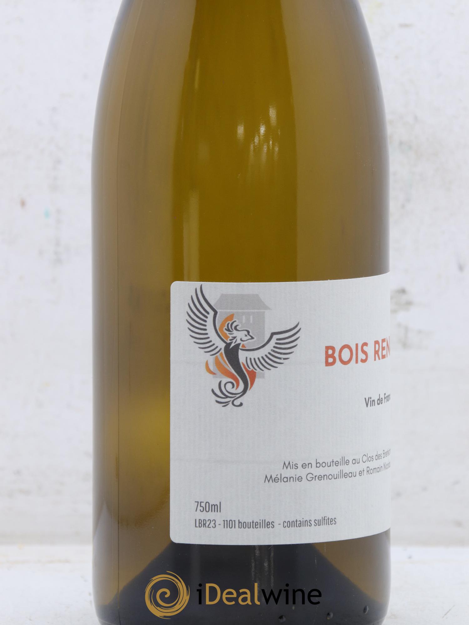 Vin de France Bois Renault Clos des Bretèches 2023 - Lot de 1 bouteille - 1