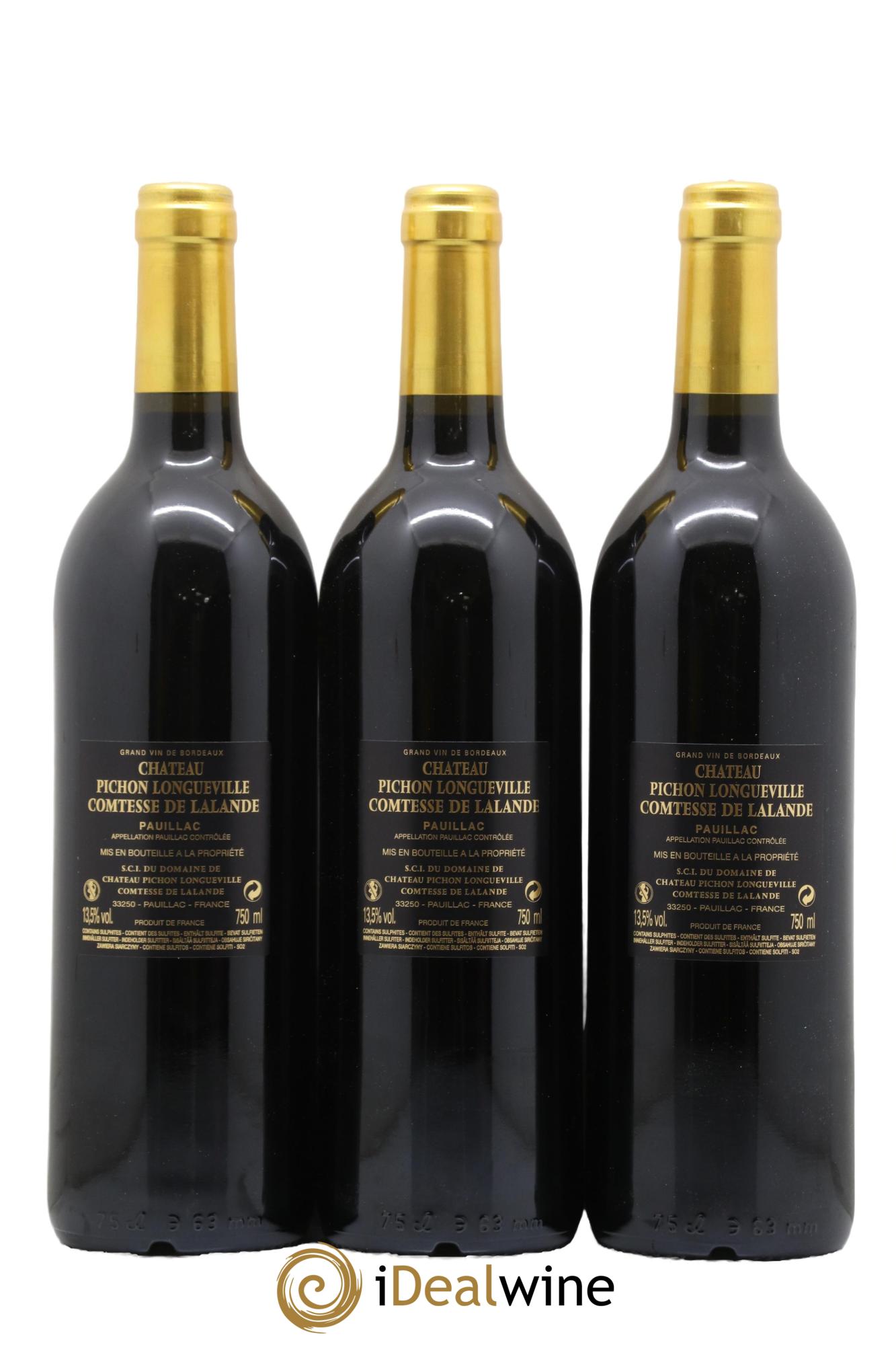 Château Pichon Longueville Comtesse de Lalande 2ème Grand Cru Classé 2016 - Lotto di 6 bottiglie - 4