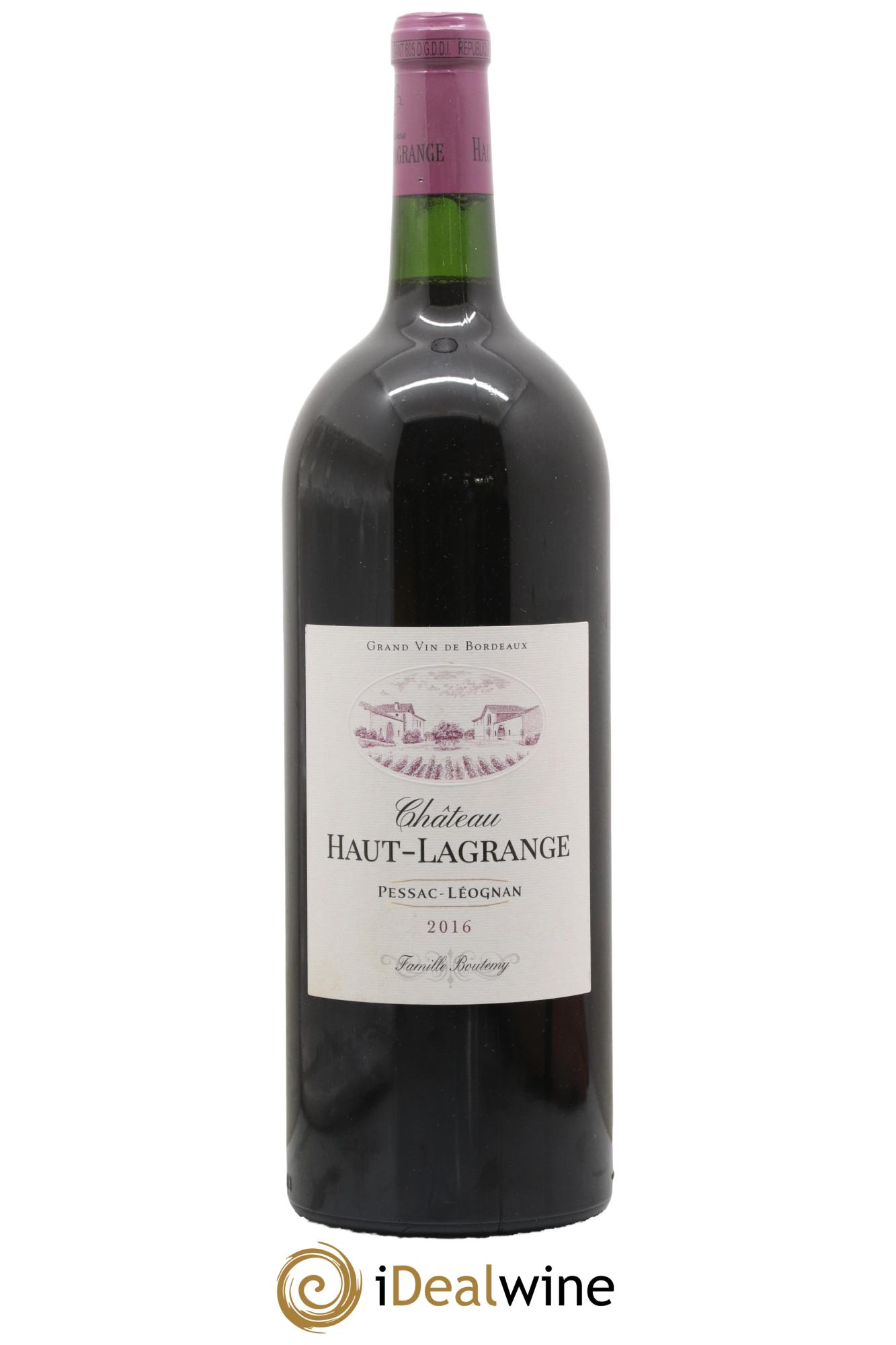 Pessac-Léognan Château Haut Lagrange 2016 - Lot de 1 magnum - 0