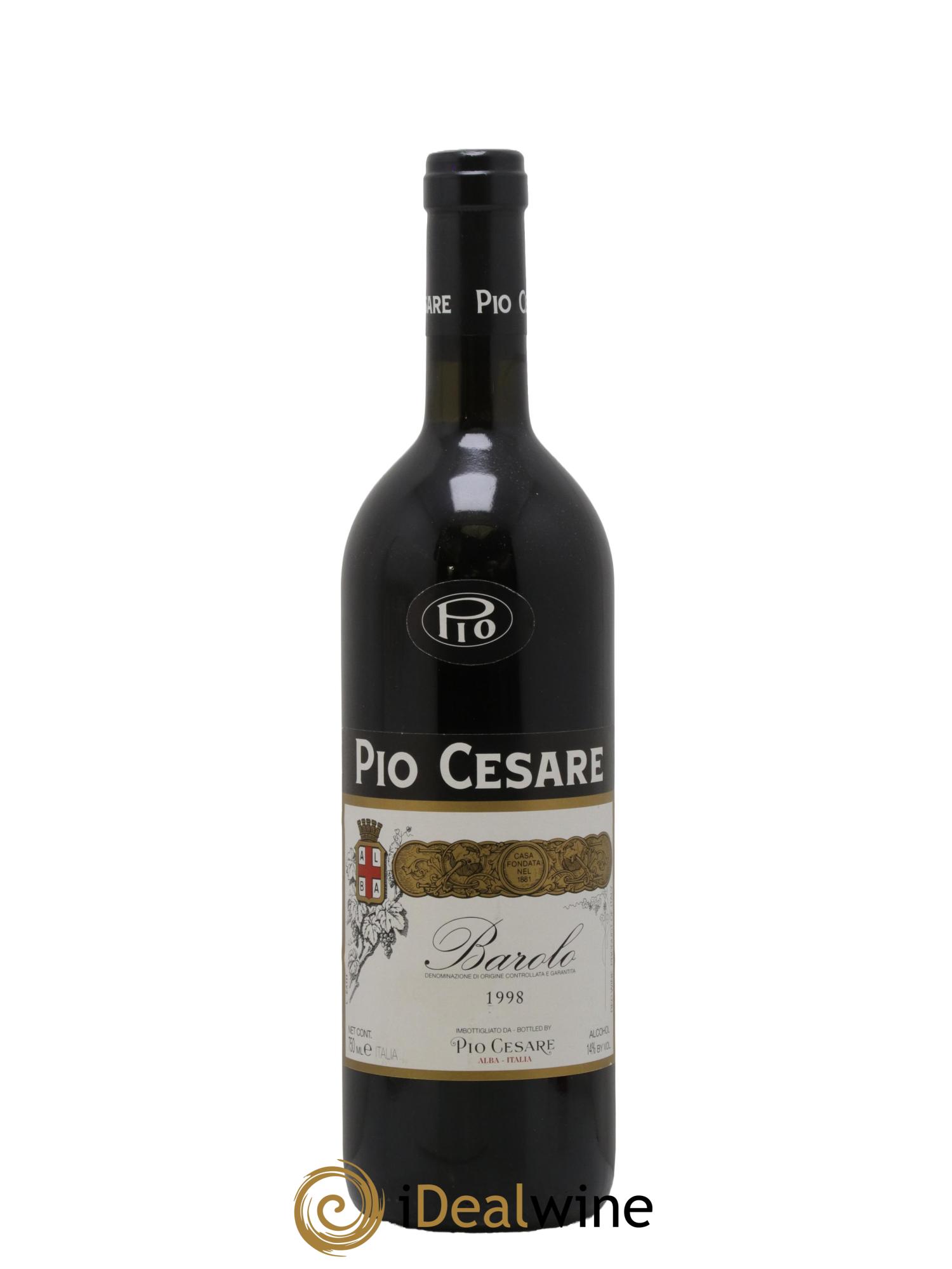 Barolo DOCG Pio Cesare 1998 - Posten von 1 Flasche - 0