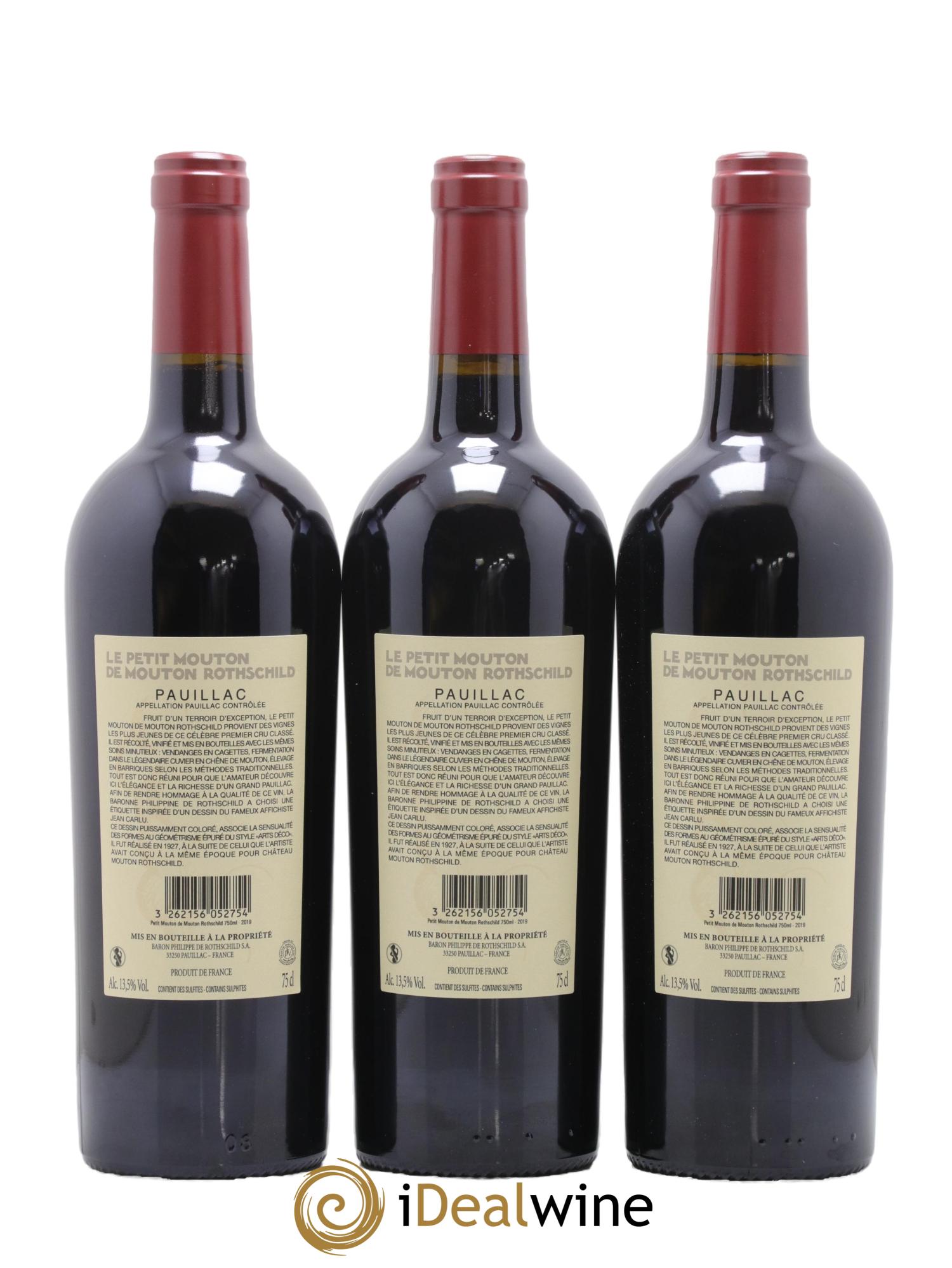 Petit Mouton Second Vin 2019 - Lot de 6 bouteilles - 2