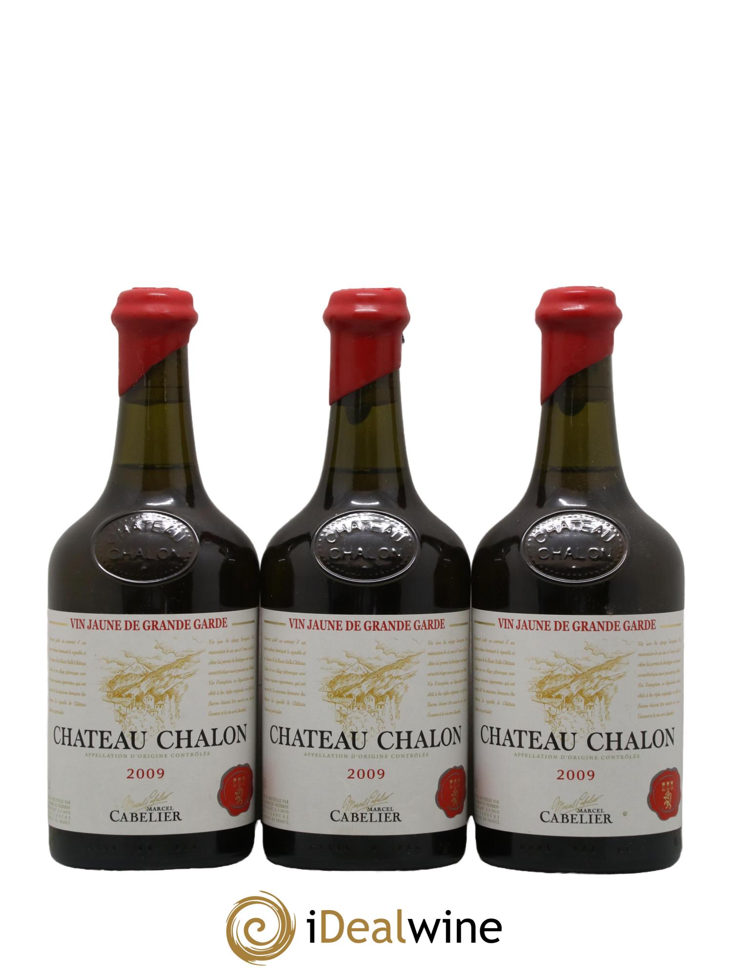 Château-Chalon Domaine Marcel Cabellier 2009 - Lot de 3 clavelins - 0