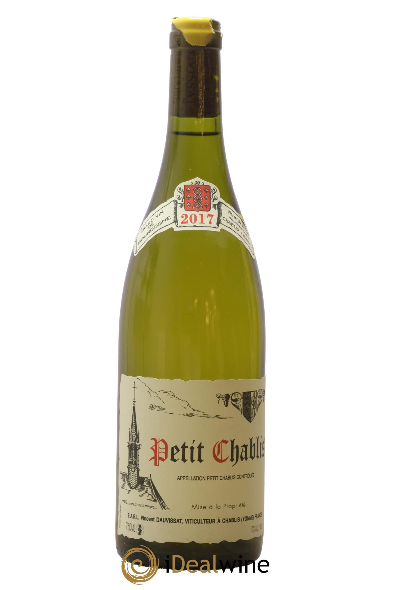 Petit Chablis Vincent Dauvissat (Domaine) 2017 - Posten von 1 Flasche - 0