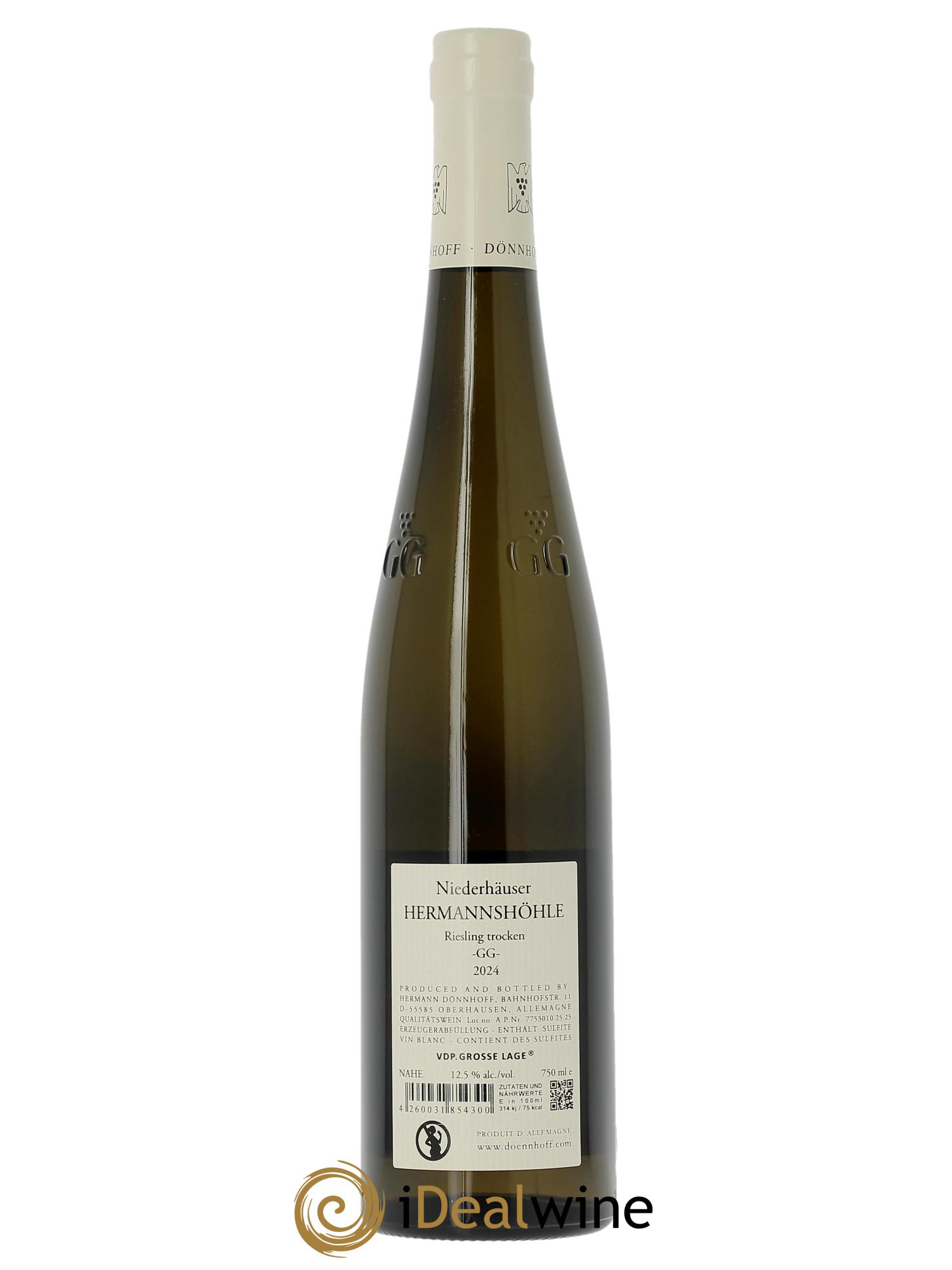 Riesling Donnhoff GG Hermannshohle Trocken 2024 - Lotto di 1 bottiglia - 1