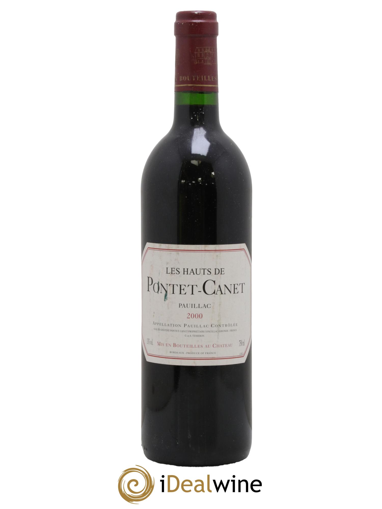 Les Hauts de Pontet-Canet Second Vin 2000 - Lot de 1 bouteille - 0