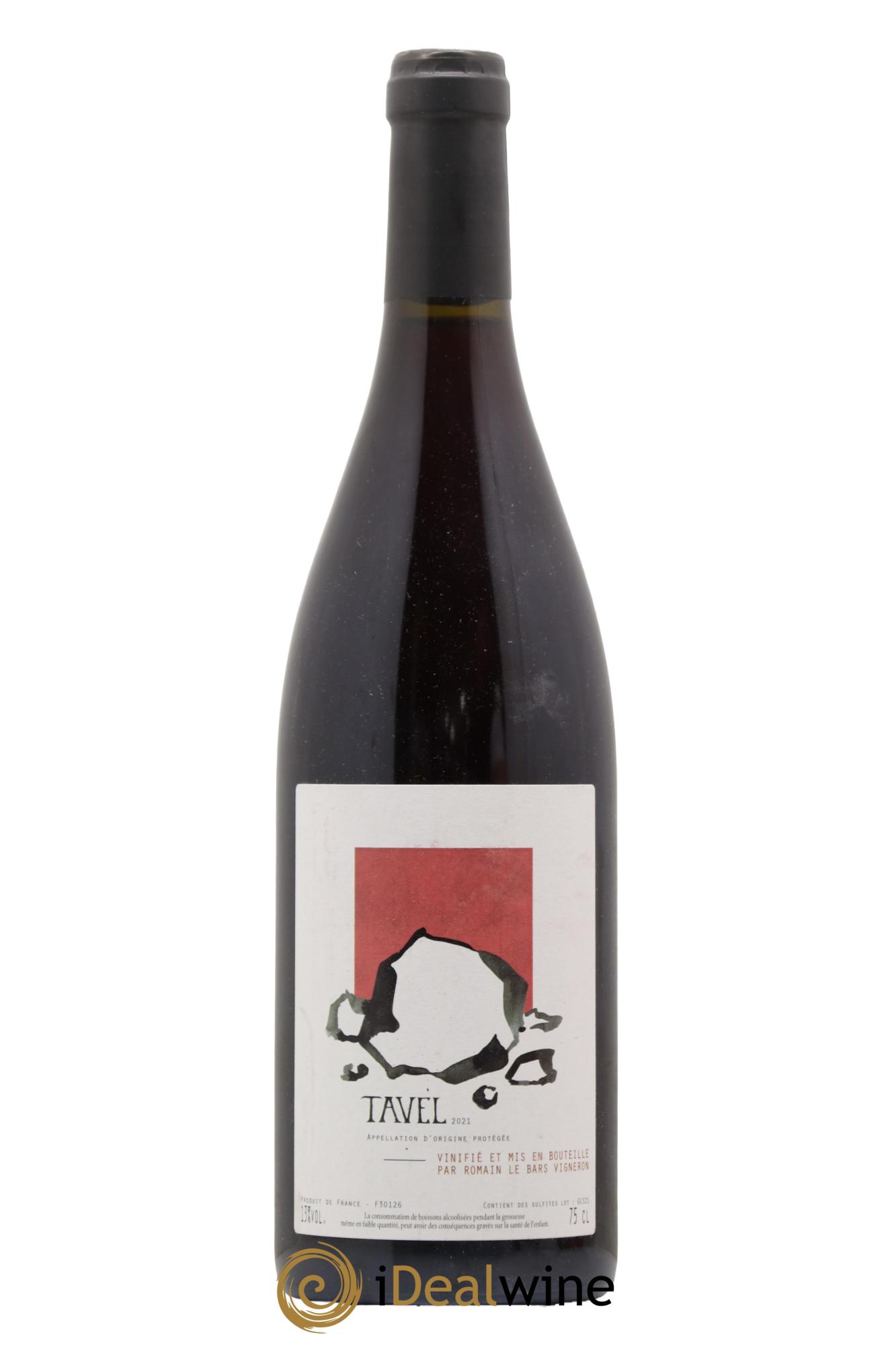 Tavel Romain Le Bars 2021 - Lot de 1 bouteille - 0
