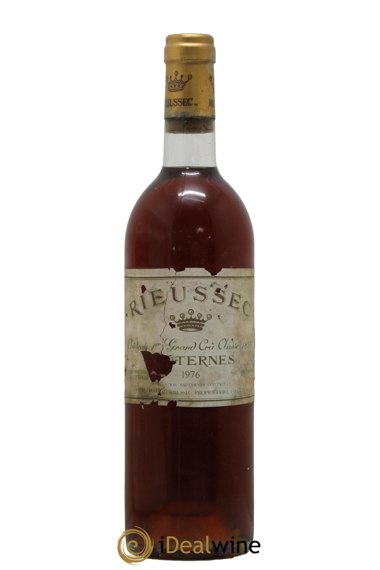 Château Rieussec 1er Grand Cru Classé 1976 - Lot de 1 bouteille - 0