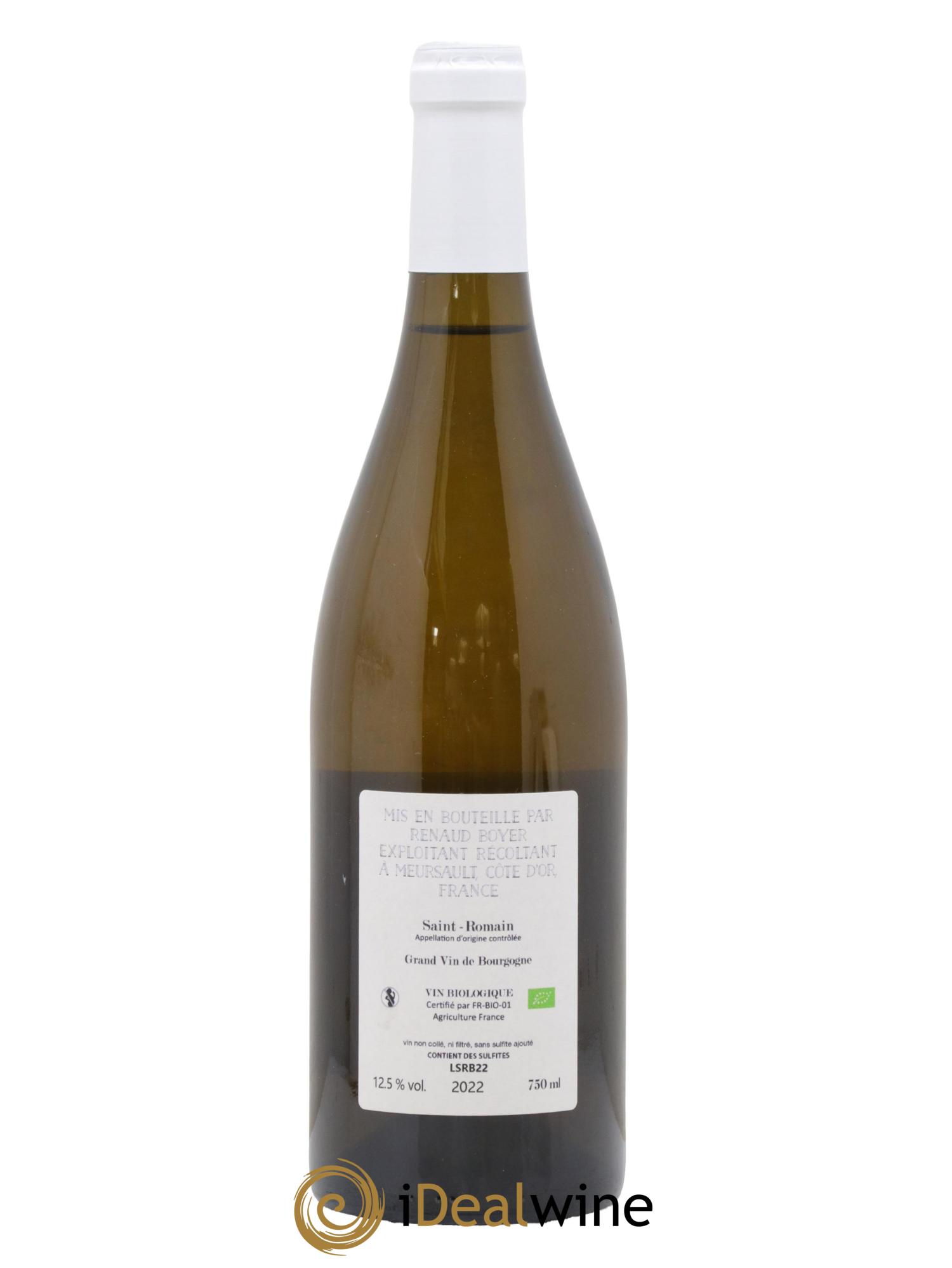 Saint-Romain Renaud Boyer 2022 - Lot de 1 bouteille - 1