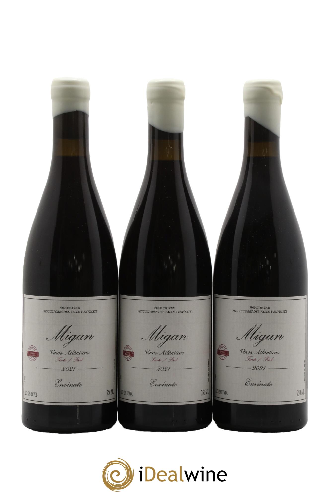 Espagne Tenerife Migan Envinate 2021 - Lot de 3 bouteilles - 0