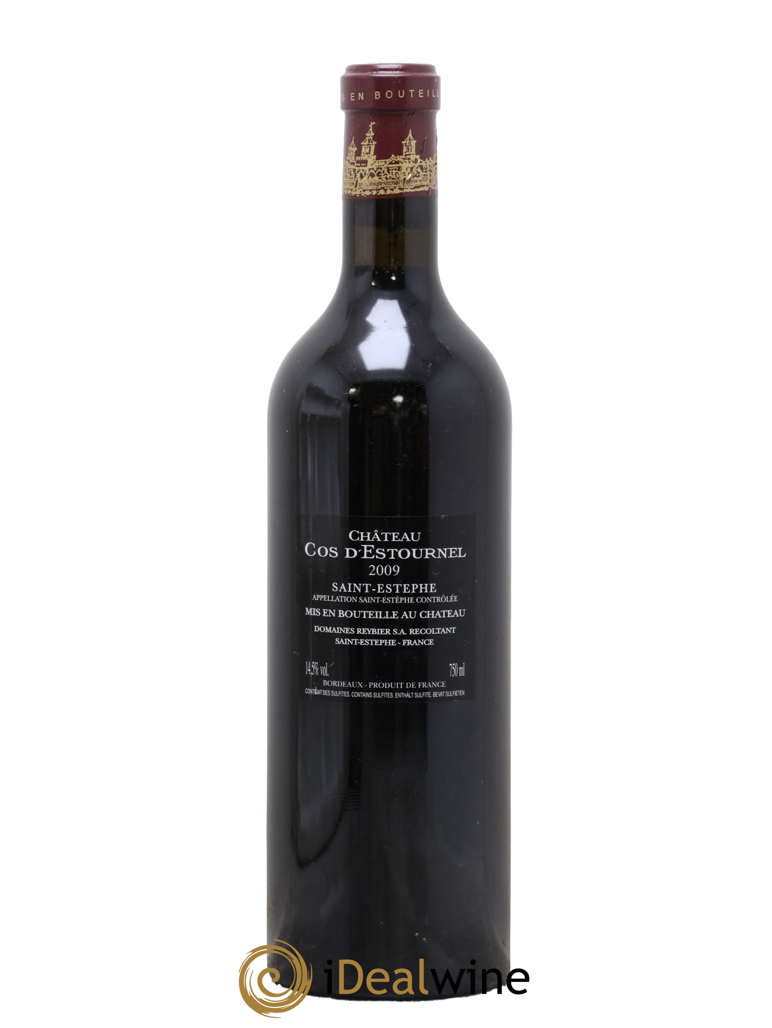 Cos d'Estournel 2ème Grand Cru Classé 2009 - Lot de 1 bouteille - 1