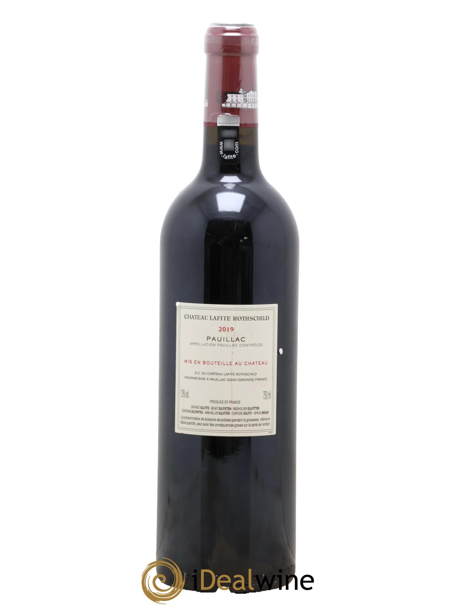 Château Lafite Rothschild 1er Grand Cru Classé 2019 - Lotto di 1 bottiglia - 1