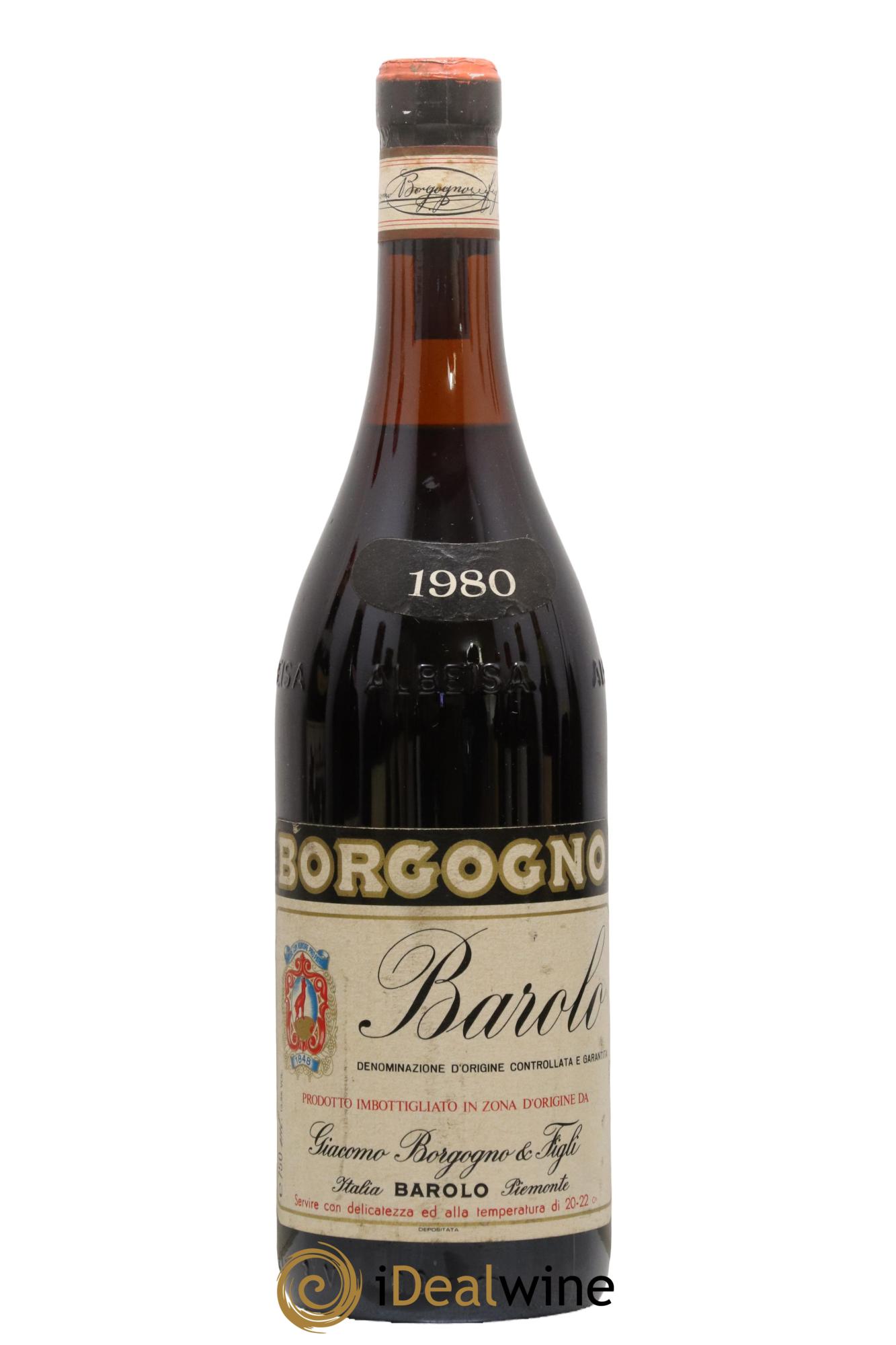 Barolo DOCG Giacomo Borgogno 1980 - Lot of 1 bottle - 0