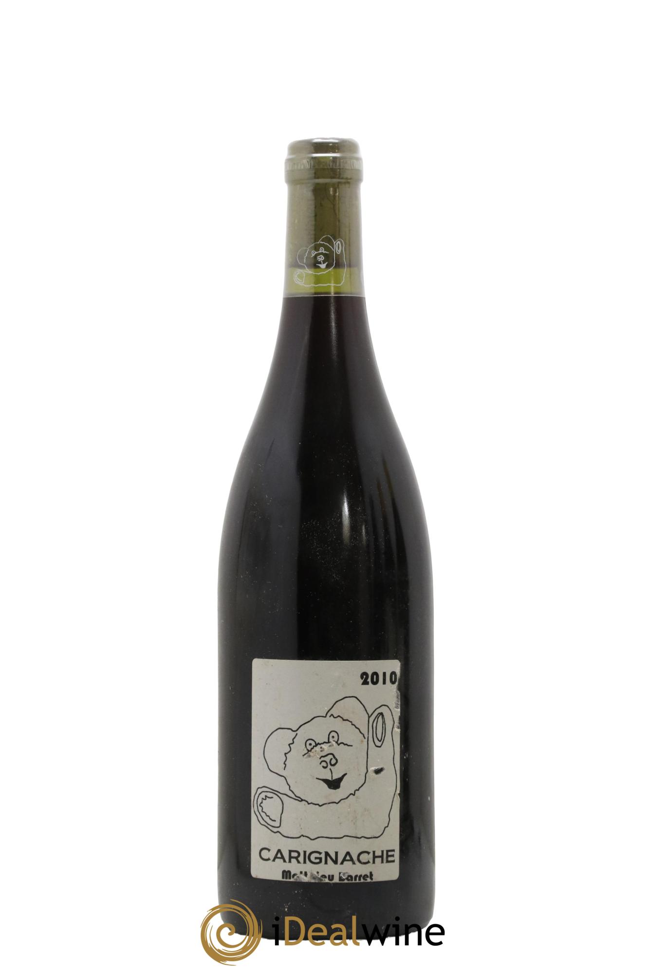 Côtes-du-Rhône Carignache Matthieu Barret 2010 - Lot de 1 bouteille - 0