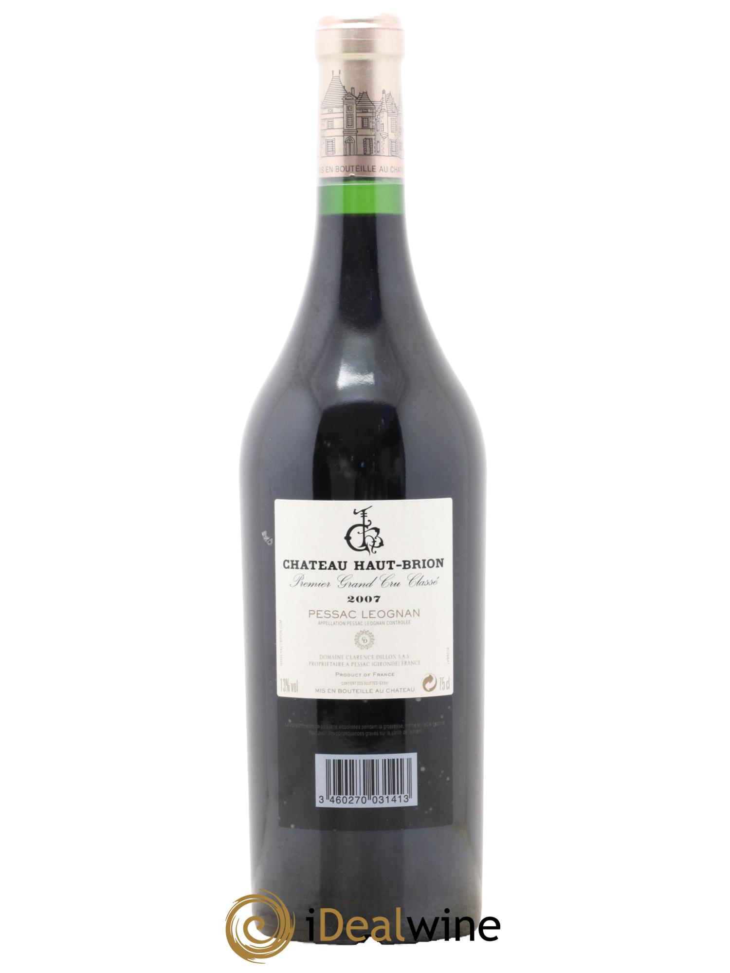 Château Haut Brion 1er Grand Cru Classé 2007 - Lotto di 1 bottiglia - 1