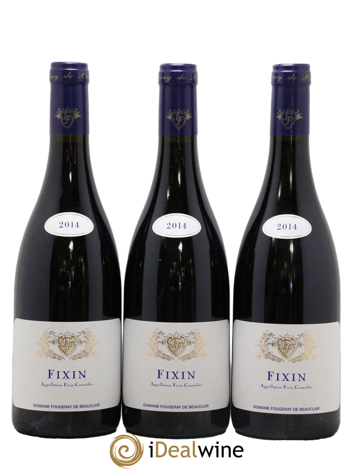 Fixin Fougeray de Beauclair 2014 - Lot de 3 bouteilles - 0