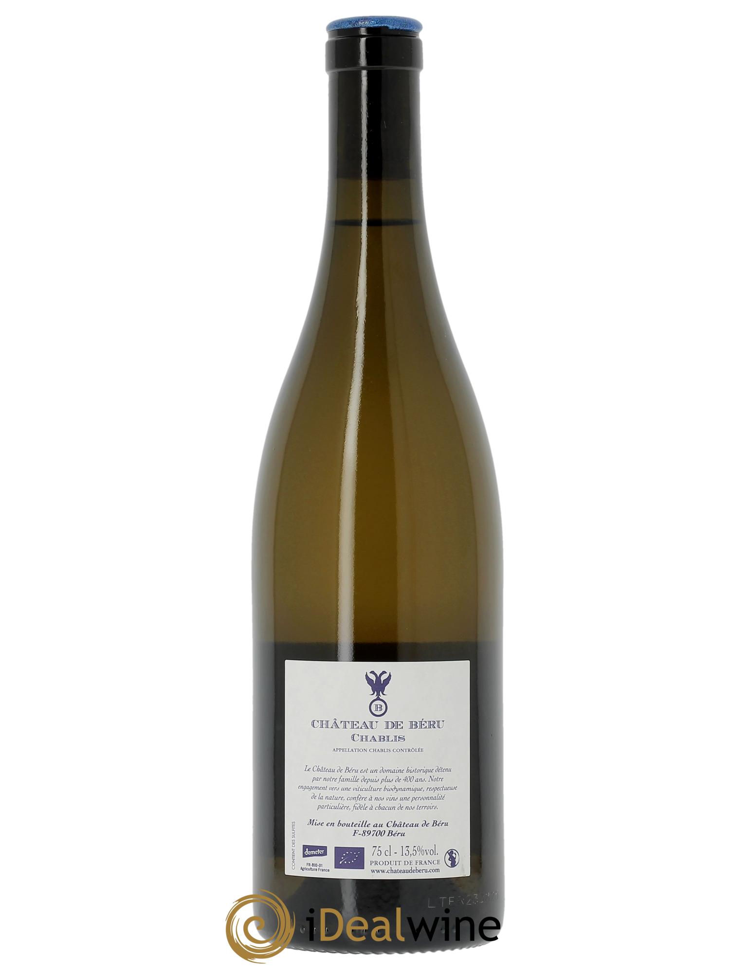 Chablis Terroirs de Béru Château de Béru  2023 - Lotto di 1 bottiglia - 1