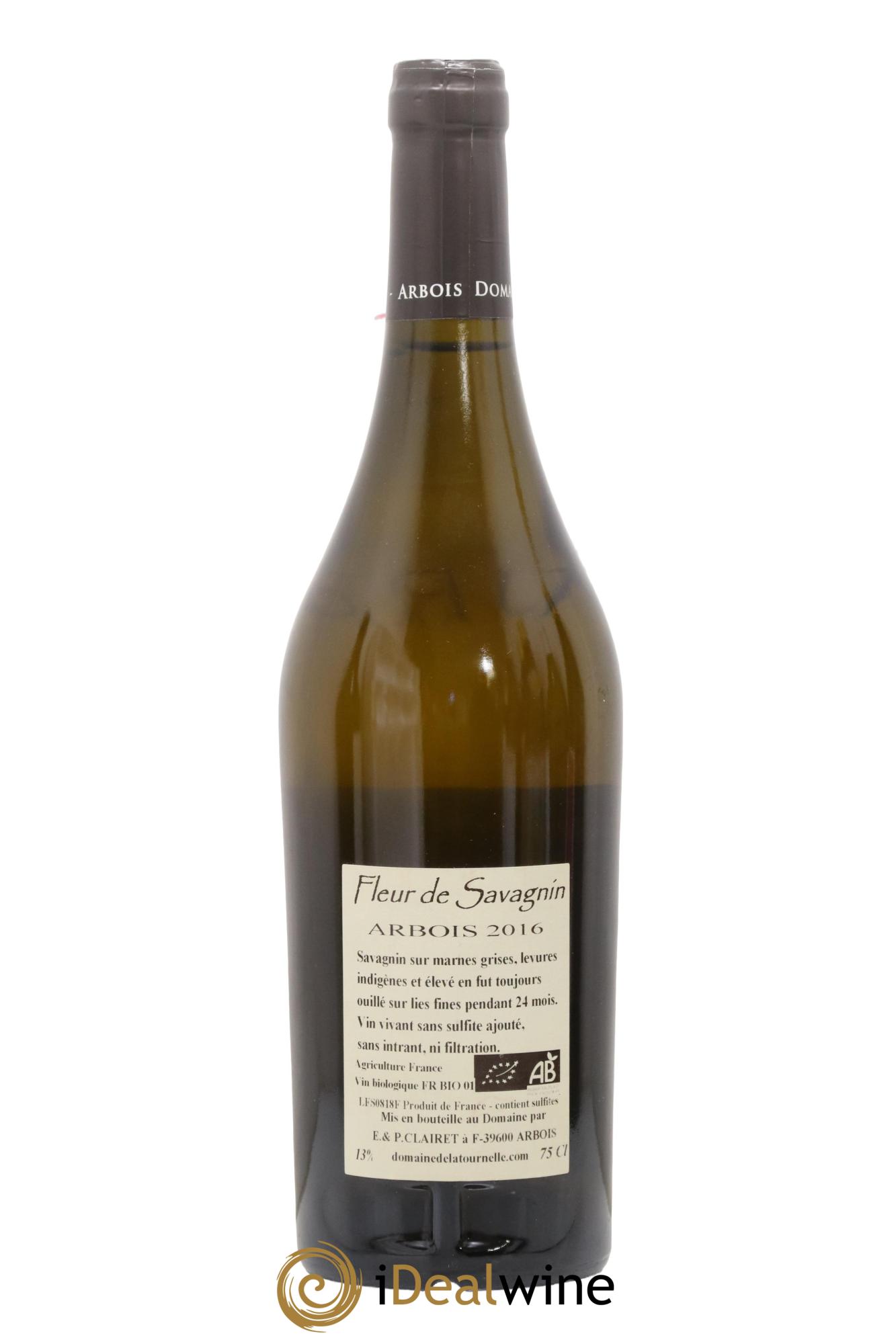Arbois Fleur De Savagnin Domaine de la Tournelle 2016 - Lot of 1 bottle - 1