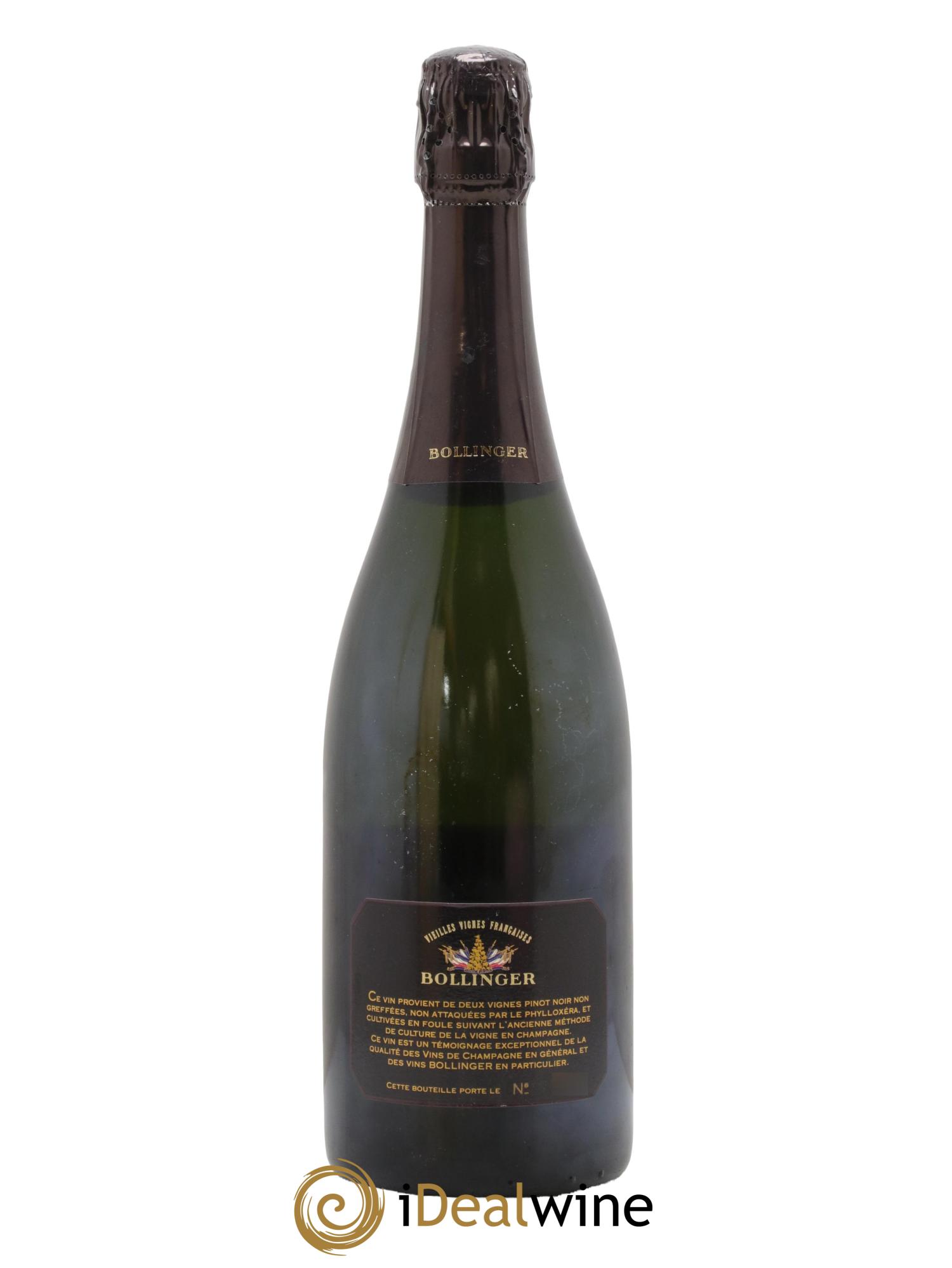 Brut Vieilles Vignes Françaises Bollinger 1992 - Lot of 1 bottle - 2