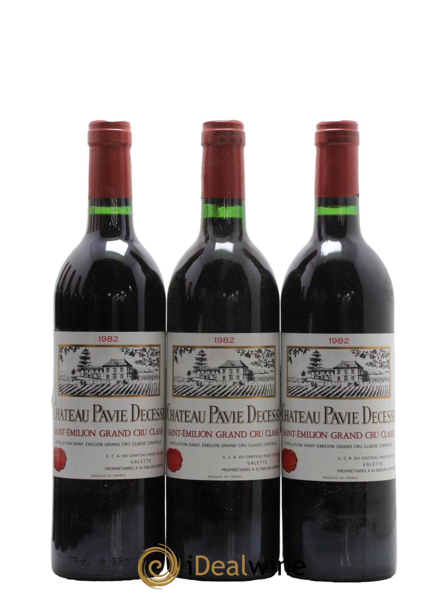 Château Pavie Decesse Grand Cru Classé 1982 - Lot de 12 bouteilles - 2