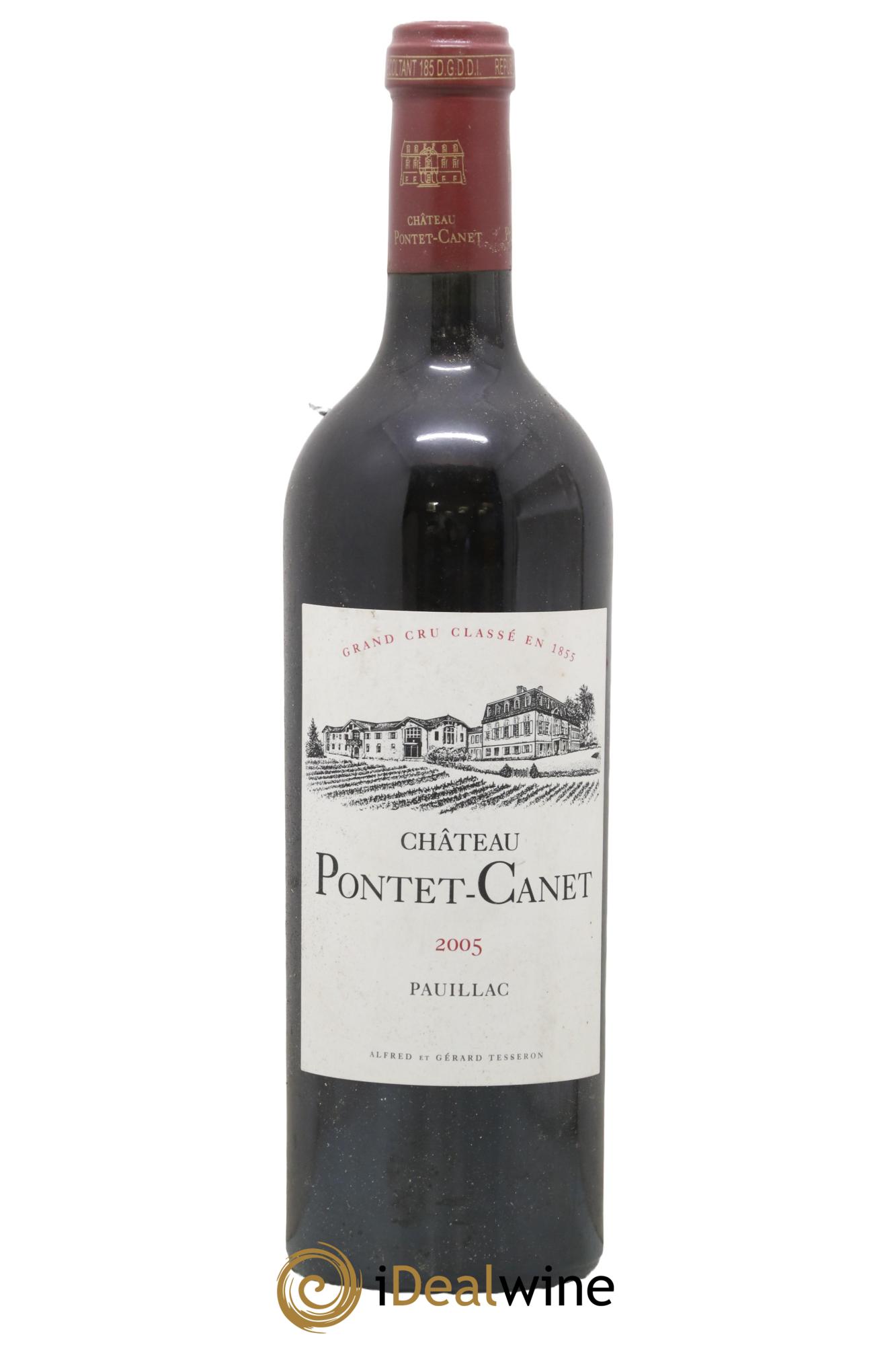 Château Pontet Canet 5ème Grand Cru Classé 2005 - Lot de 1 bouteille - 0