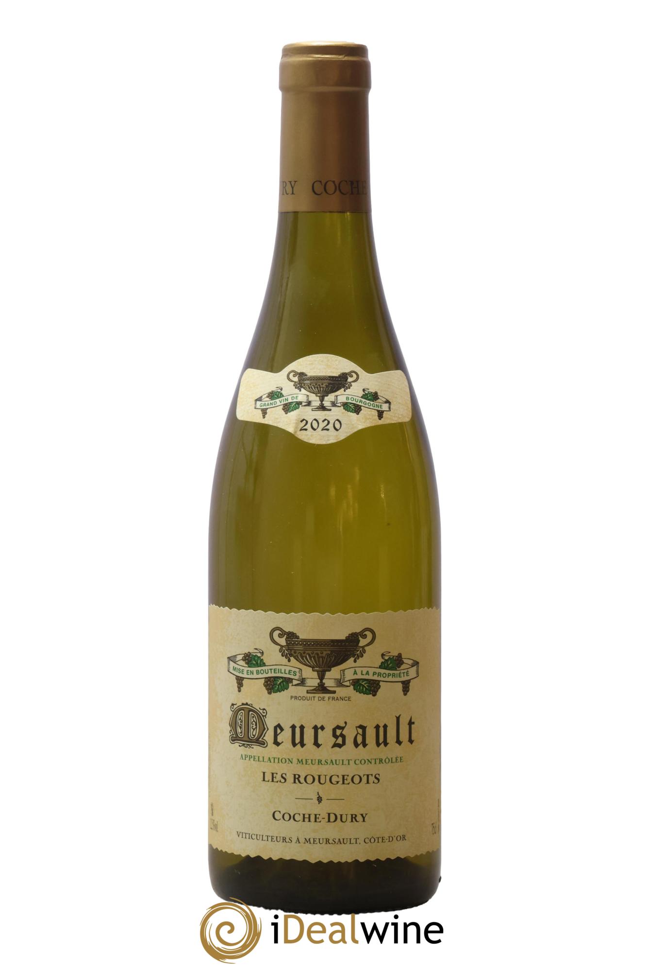 Meursault Les Rougeots Coche Dury (Domaine) 2020 - Lot de 1 bouteille - 0