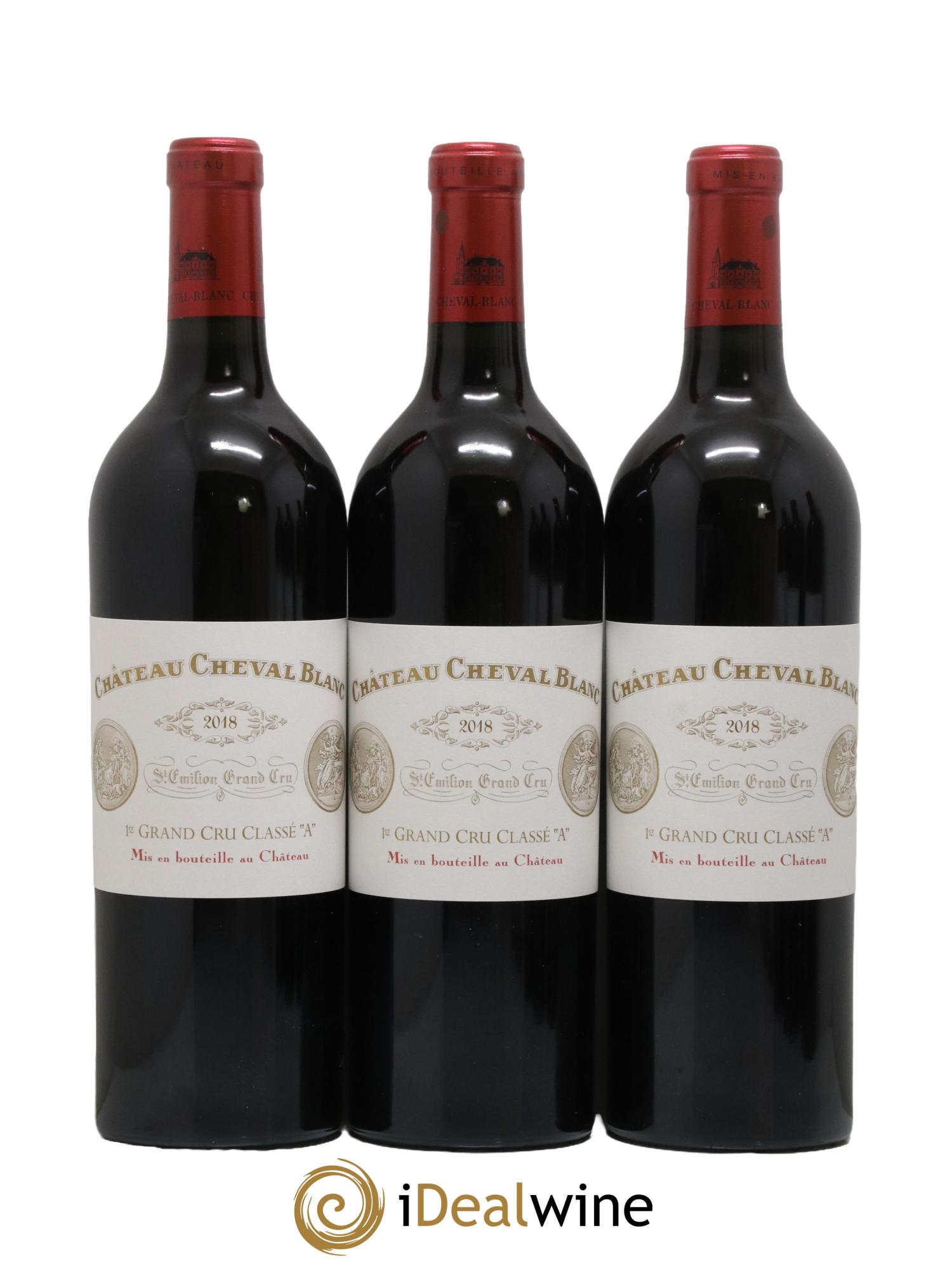 Château Cheval Blanc 1er Grand Cru Classé A 2018 - Lot de 6 bouteilles - 1