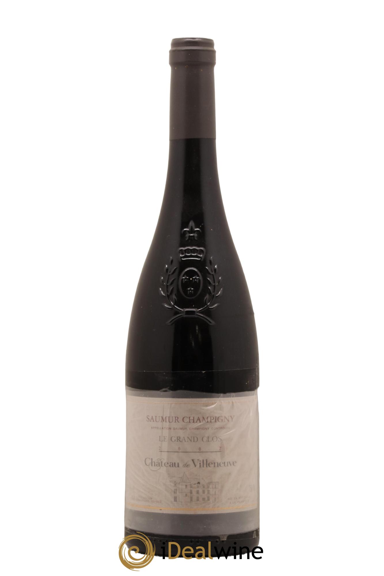 Saumur-Champigny Le Grand Clos Château de Villeneuve 2002 - Lot de 1 bouteille - 0