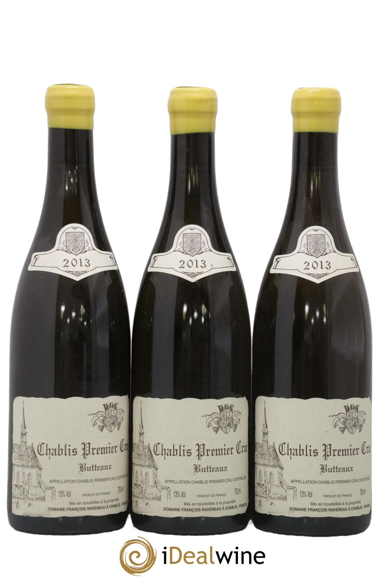 Chablis 1er Cru Butteaux Raveneau (Domaine) 2013 - Lot de 3 bouteilles - 0