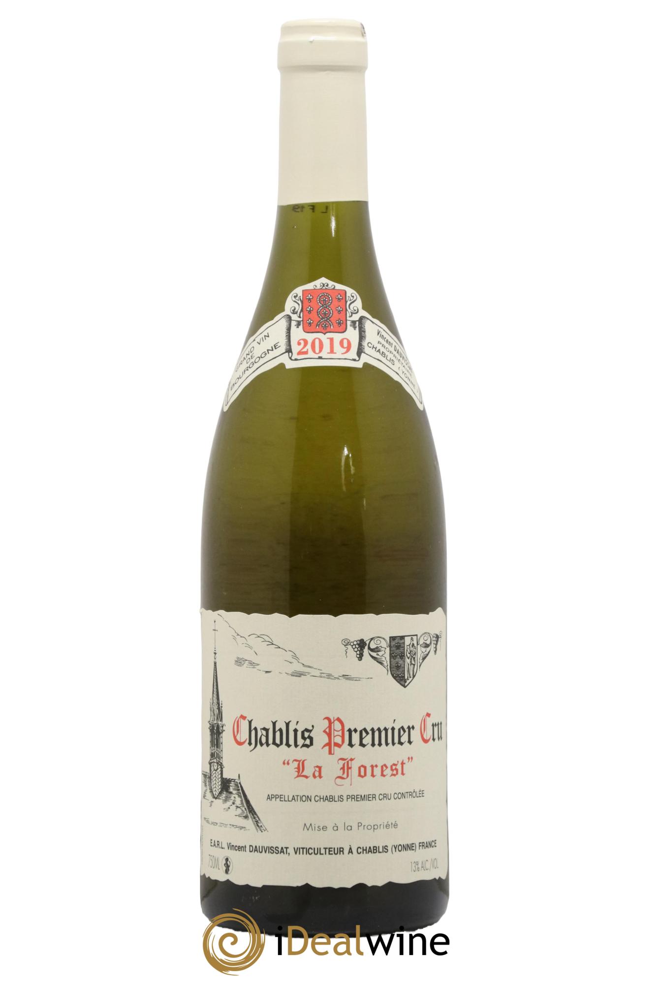 Chablis 1er Cru La Forest Vincent Dauvissat (Domaine) 2019 - Lot de 1 bouteille - 0
