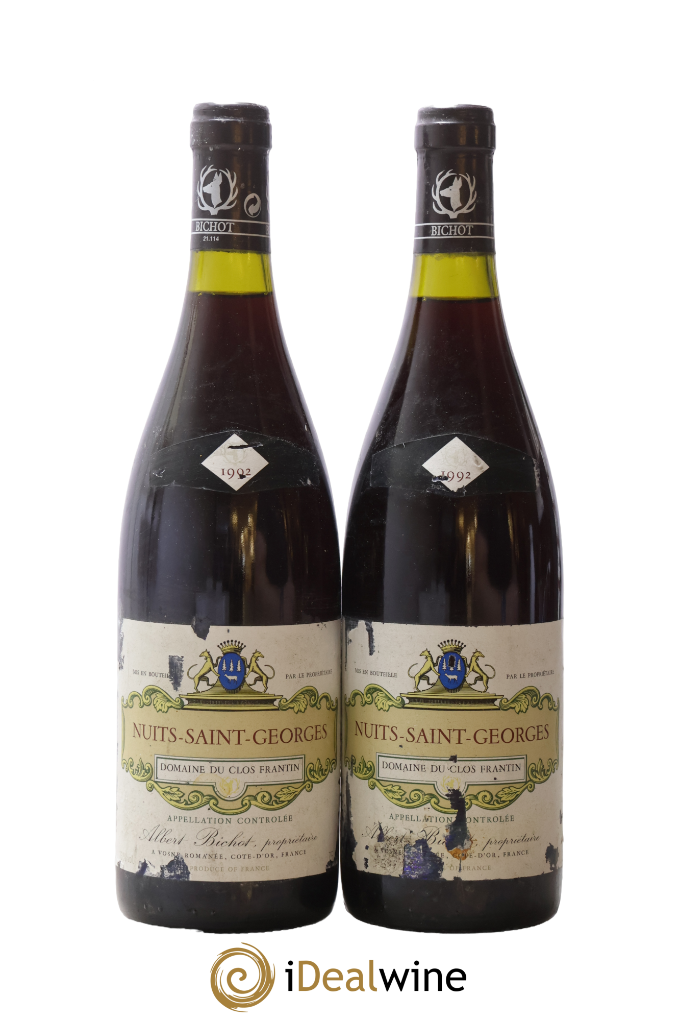 Nuits-Saint-Georges Clos Frantin - Albert Bichot 1992 - Lotto di 2 bottiglie - 0
