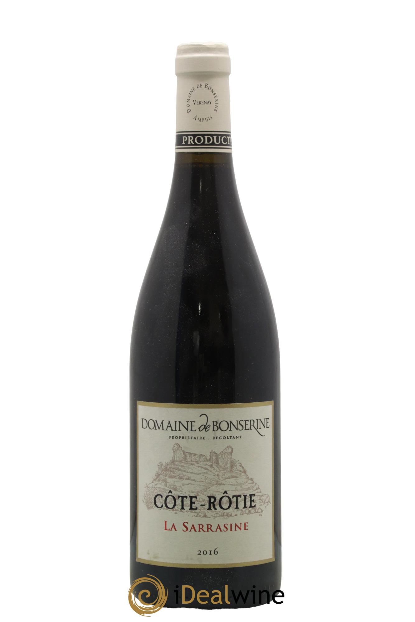 Côte-Rôtie La Sarrasine Bonserine (Domaine de) 2016 - Lot de 1 bouteille - 0