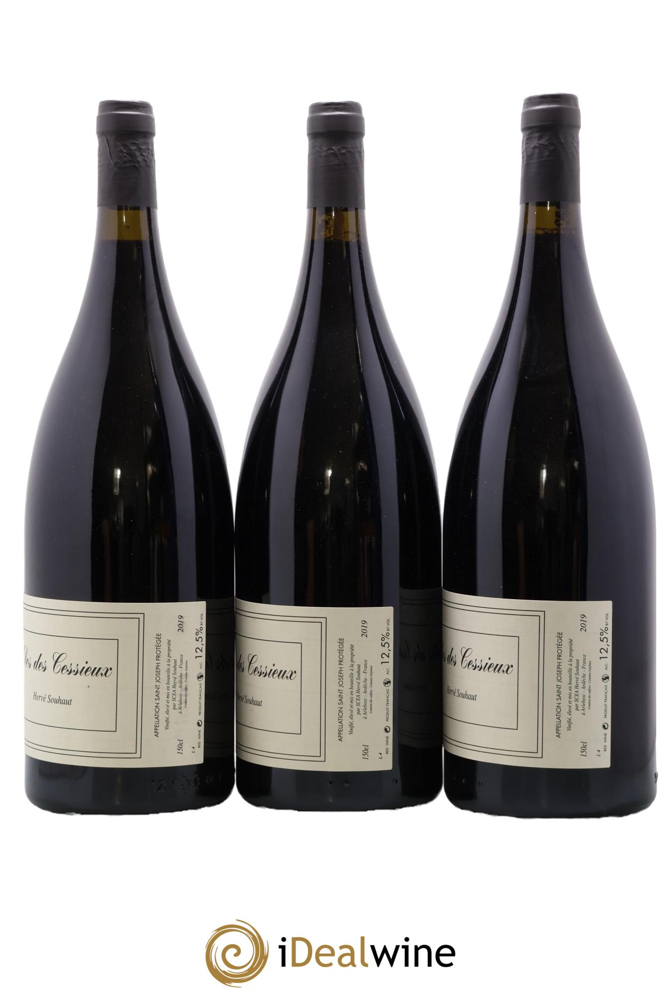 Saint-Joseph Clos des Cessieux Hervé Souhaut - Domaine Romaneaux-Destezet 2019 - Lotto di 3 magnum - 1