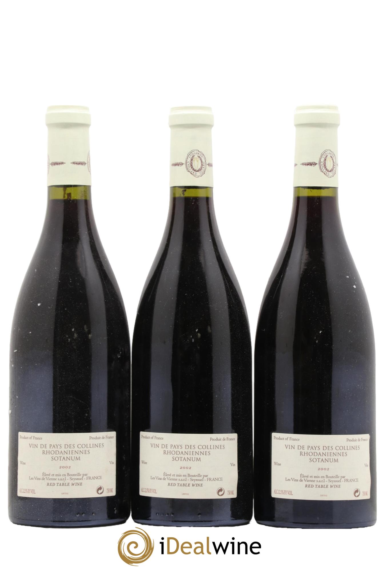 Collines Rhodaniennes Sotanum Les Vins de Vienne 2002 - Lot de 6 bouteilles - 4