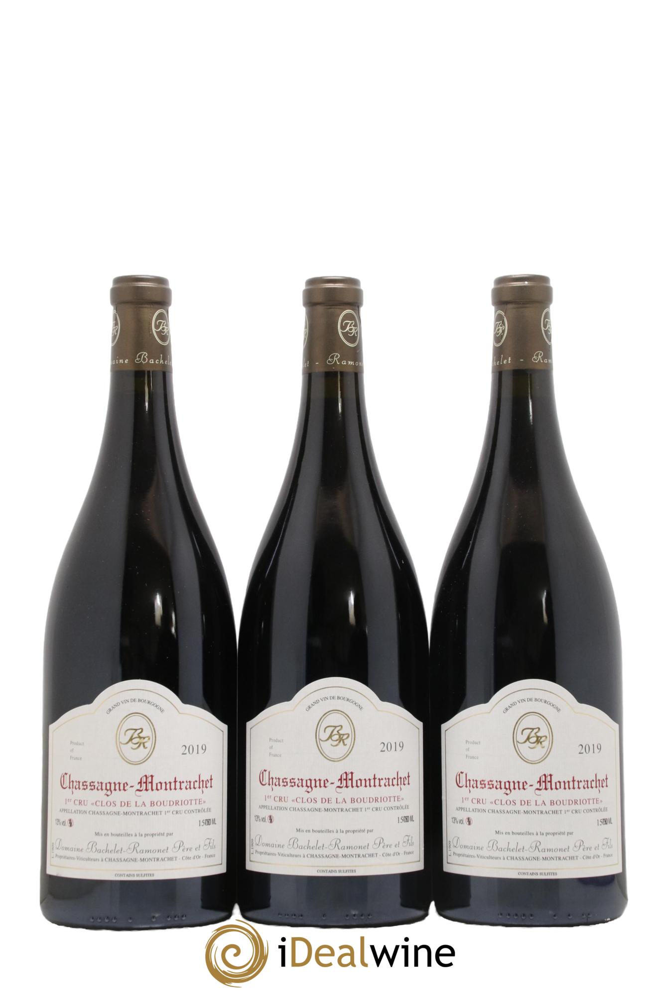 Chassagne-Montrachet 1er Cru Clos de la Boudriotte Bachelet-Ramonet (Domaine) 2019 - Lot de 3 magnums - 0