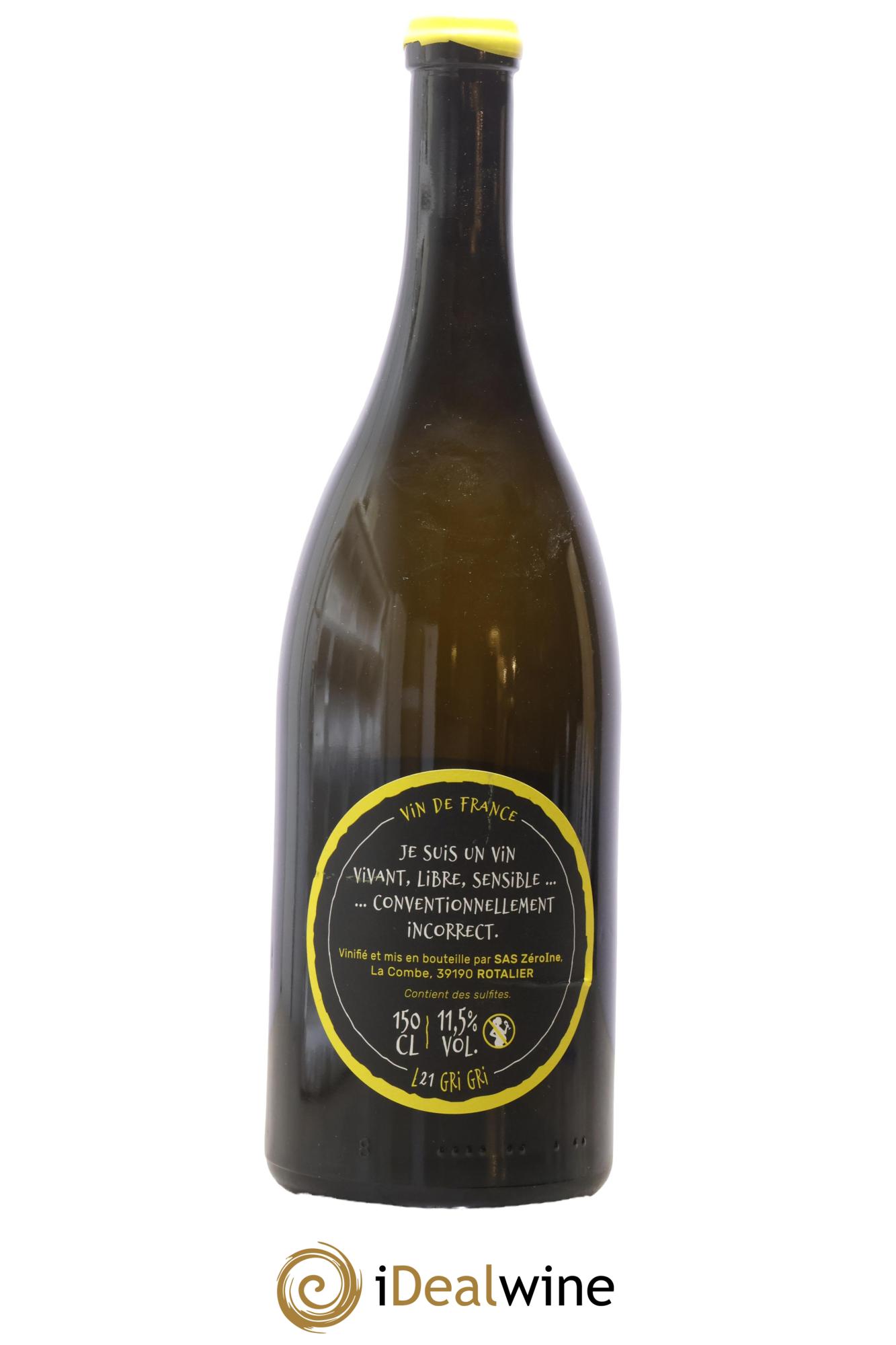 Vin de France Gri Gri Zeroine 2021 - Lot de 1 magnum - 1