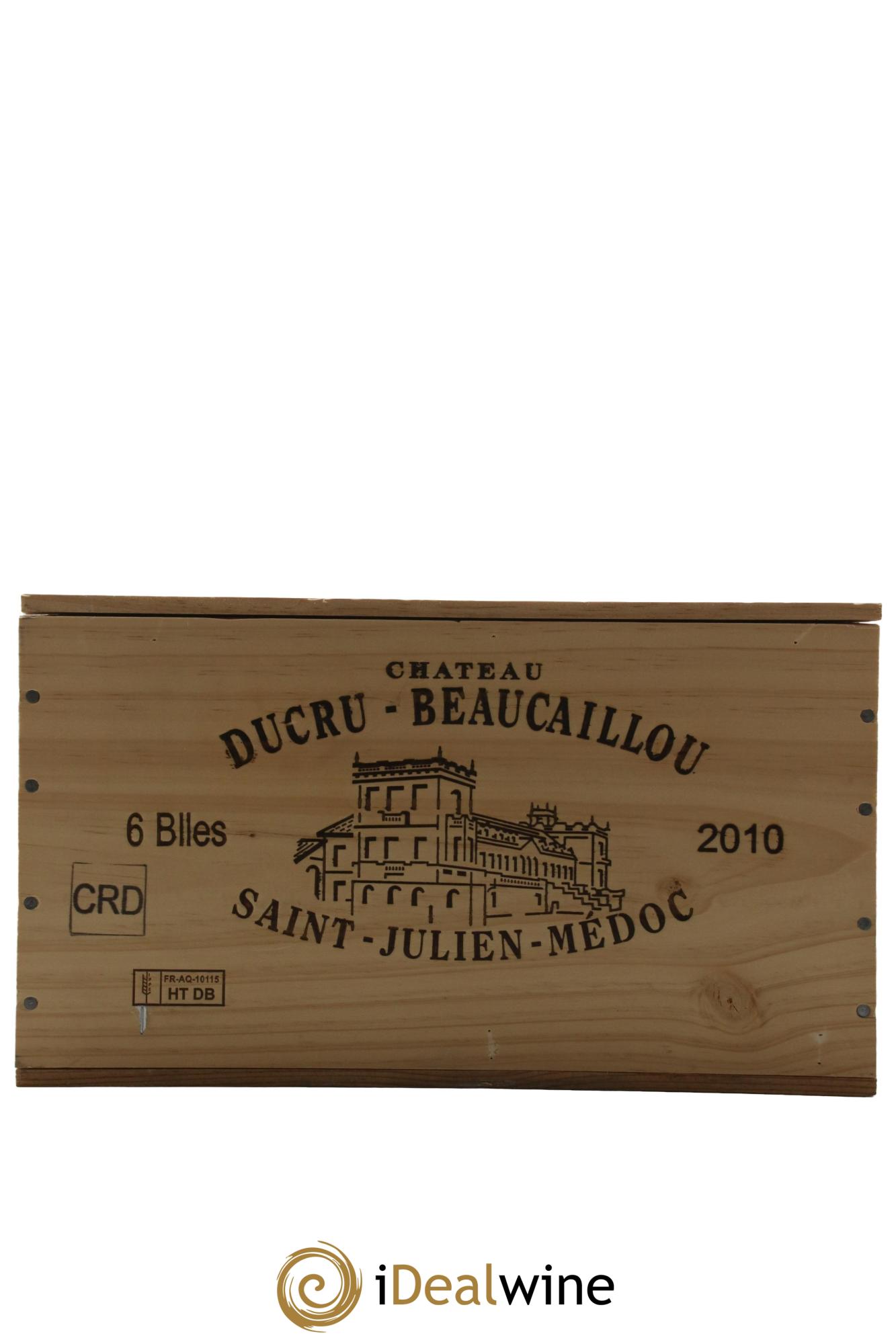 Château Ducru Beaucaillou 2ème Grand Cru Classé 2010 - Lotto di 6 bottiglie - 6