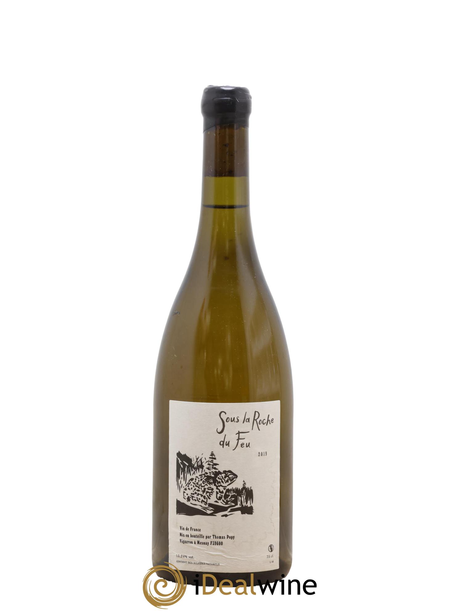 Vin de France Sous la Roche du Feu Thomas Popy 2019 - Lotto di 1 bottiglia - 0