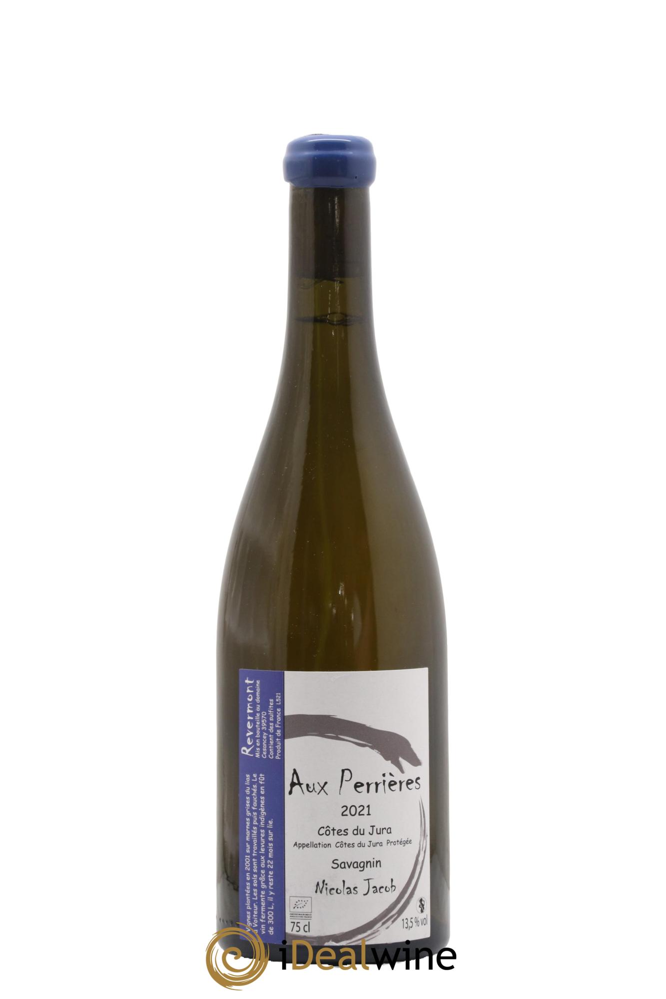 Côtes du Jura Savagnin Aux Perrières Nicolas Jacob 2021 - Lot de 1 bouteille - 0