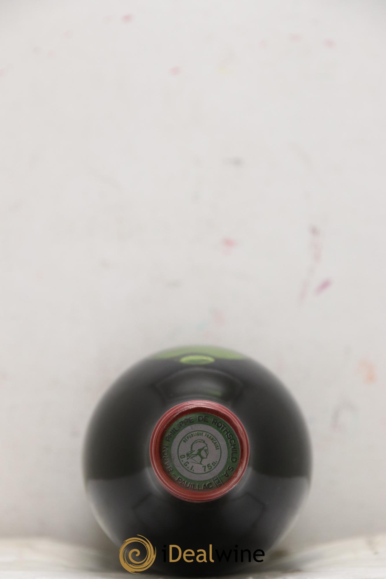 Château Mouton Rothschild 1er Grand Cru Classé 1982 - Lot de 1 bouteille - 1