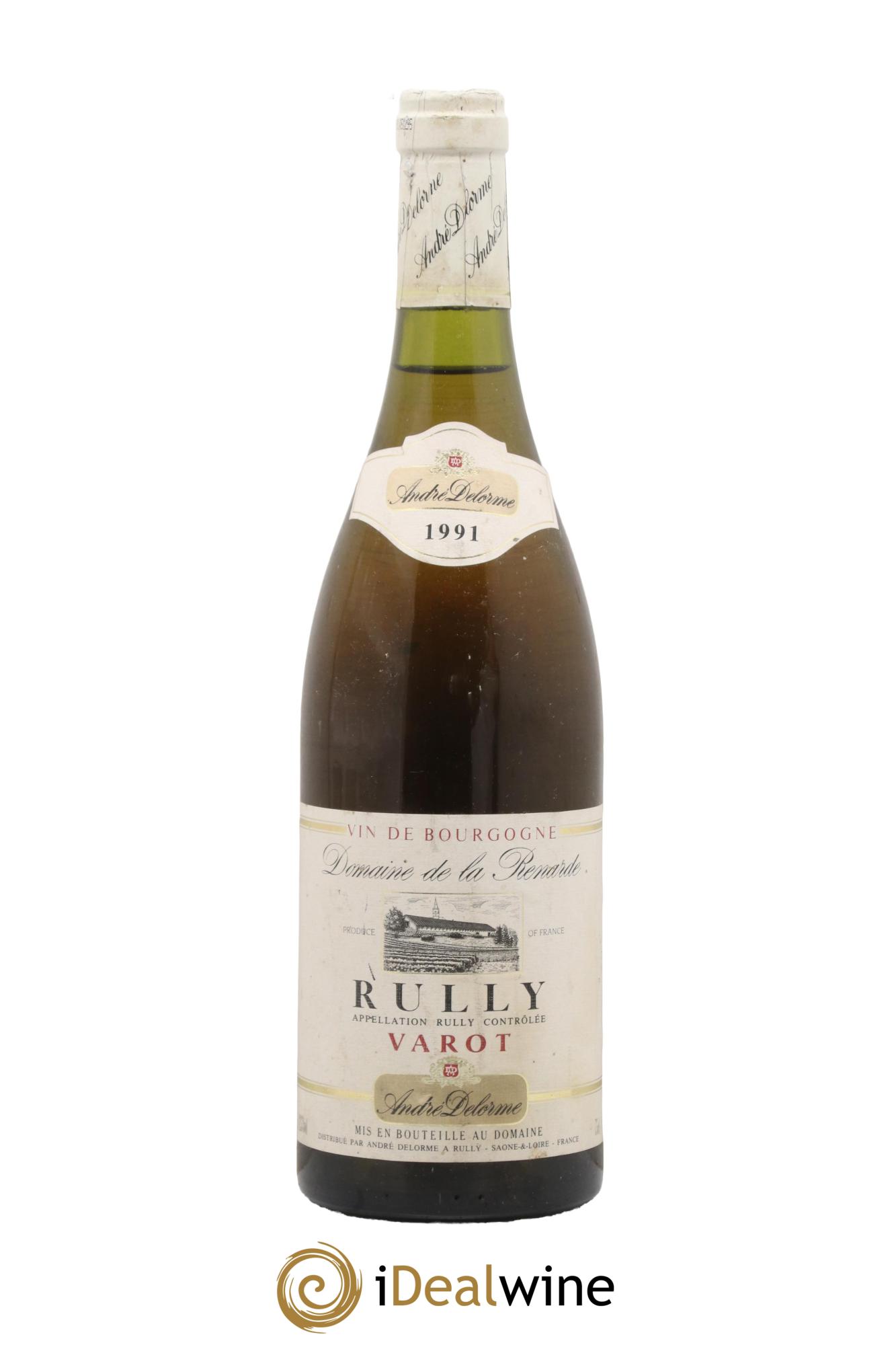 Rully Varot Domaine de la Renarde André Delorme 1991 - Posten von 1 Flasche - 0