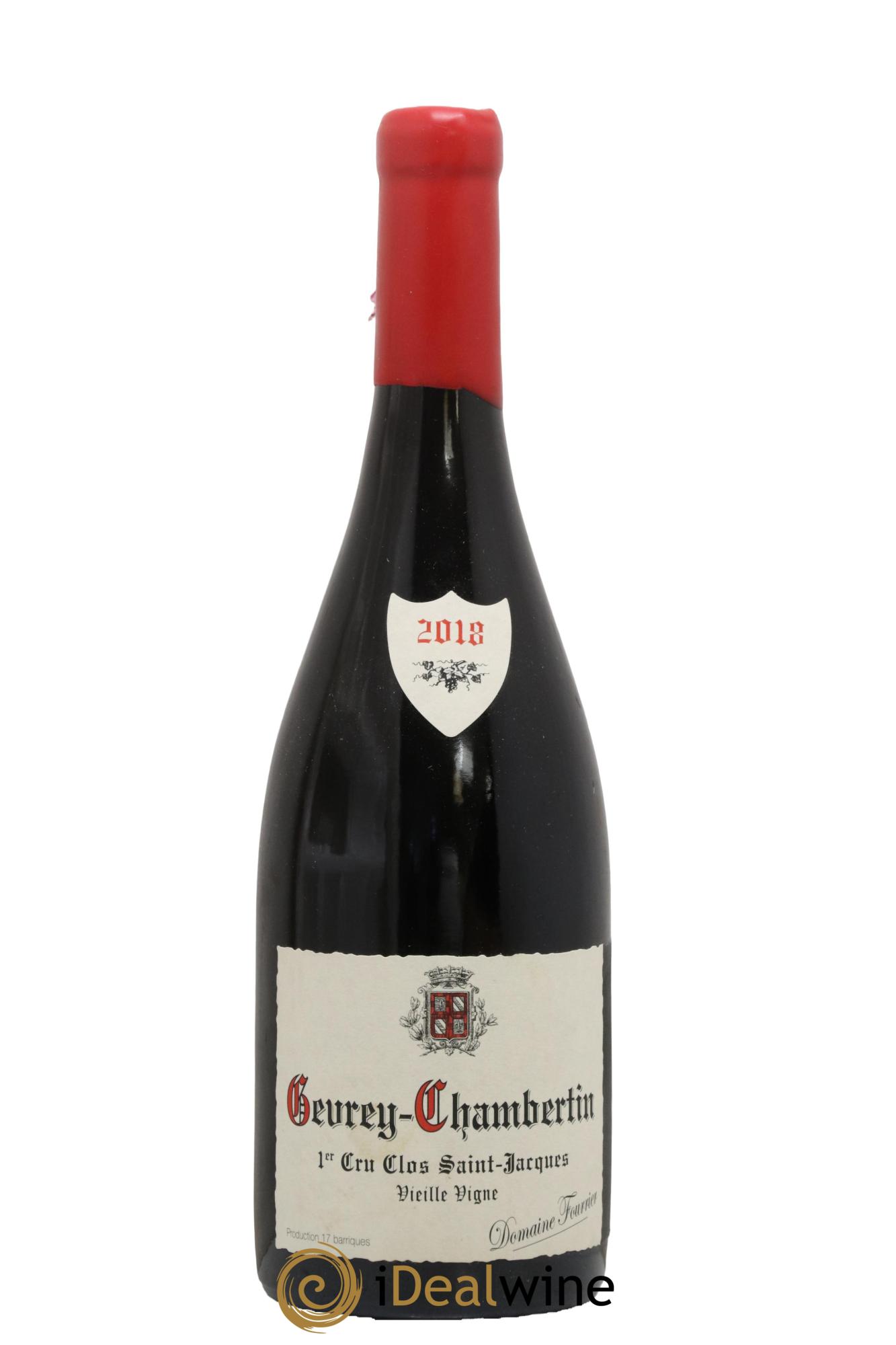 Gevrey-Chambertin 1er Cru Clos Saint-Jacques Vieille Vigne Fourrier (Domaine) 2018 - Lot de 1 bouteille - 0