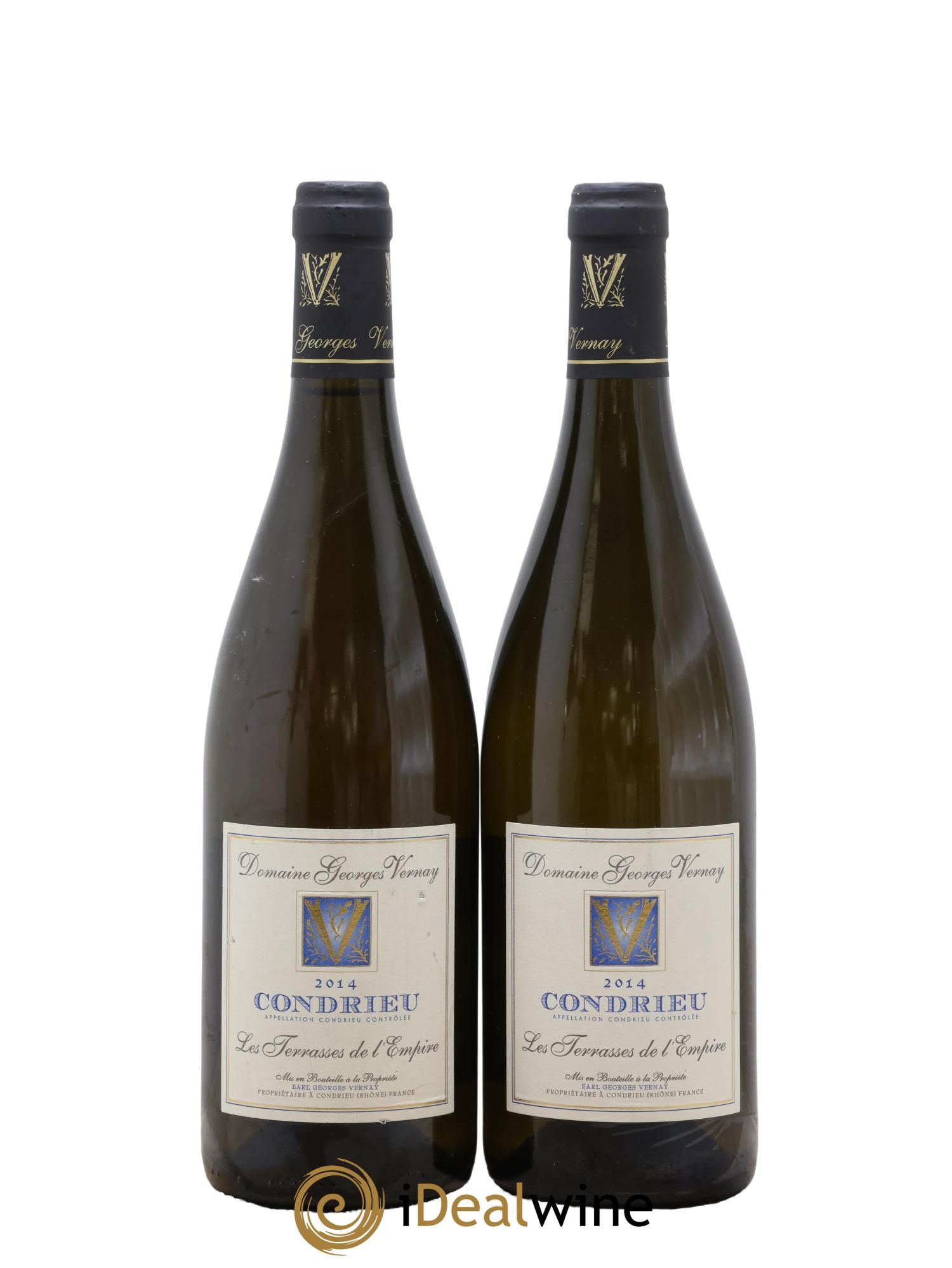 Condrieu Terrasses de l'Empire Georges Vernay 2014 - Posten von 2 Flaschen - 0