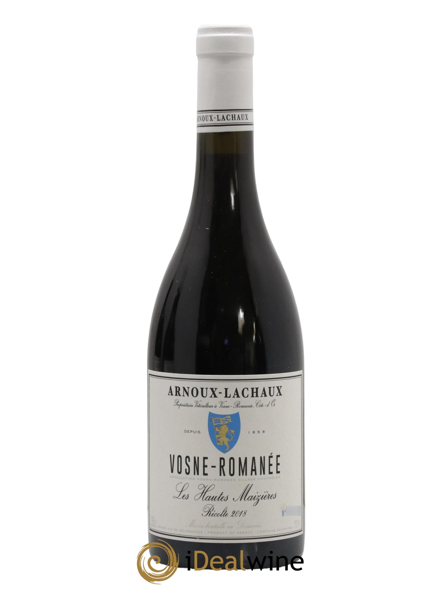 Vosne-Romanée Les Hautes Maizières Arnoux-Lachaux (Domaine)  2018 - Lot de 1 bouteille - 0