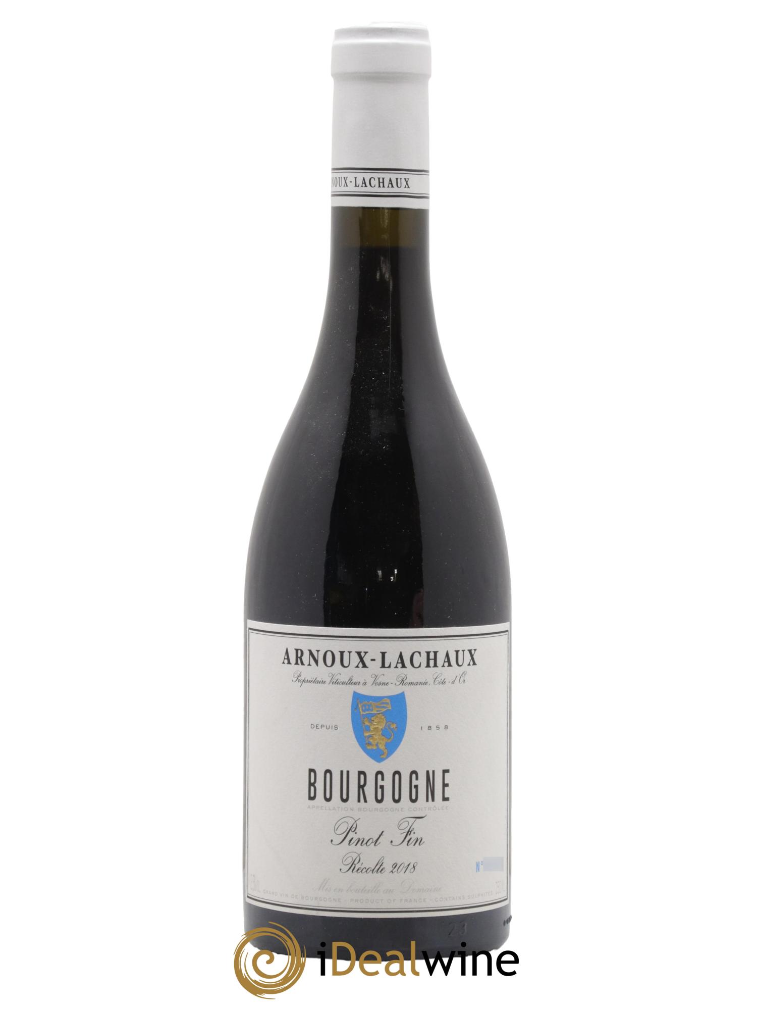 Bourgogne Pinot Fin Arnoux-Lachaux (Domaine) 2018 - Lot de 1 bouteille - 0