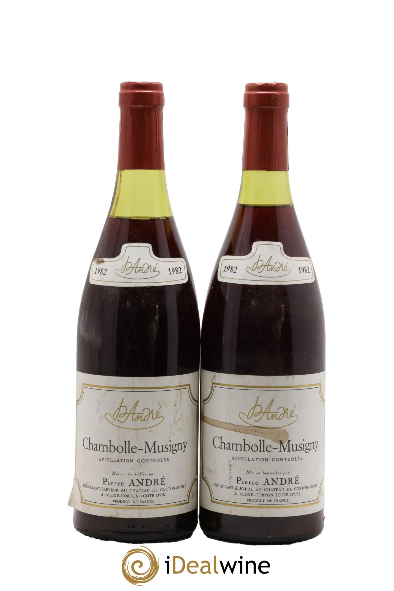 Chambolle-Musigny Pierre André 1982 - Posten von 2 Flaschen - 0