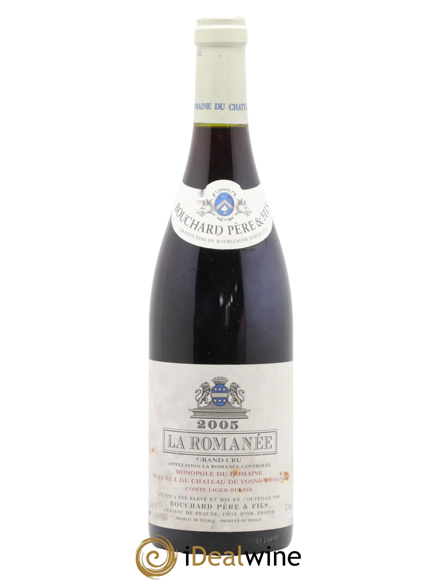 La Romanée Grand Cru Comte Liger-Belair (Domaine du) 2005 - Lot de 1 bouteille - 0