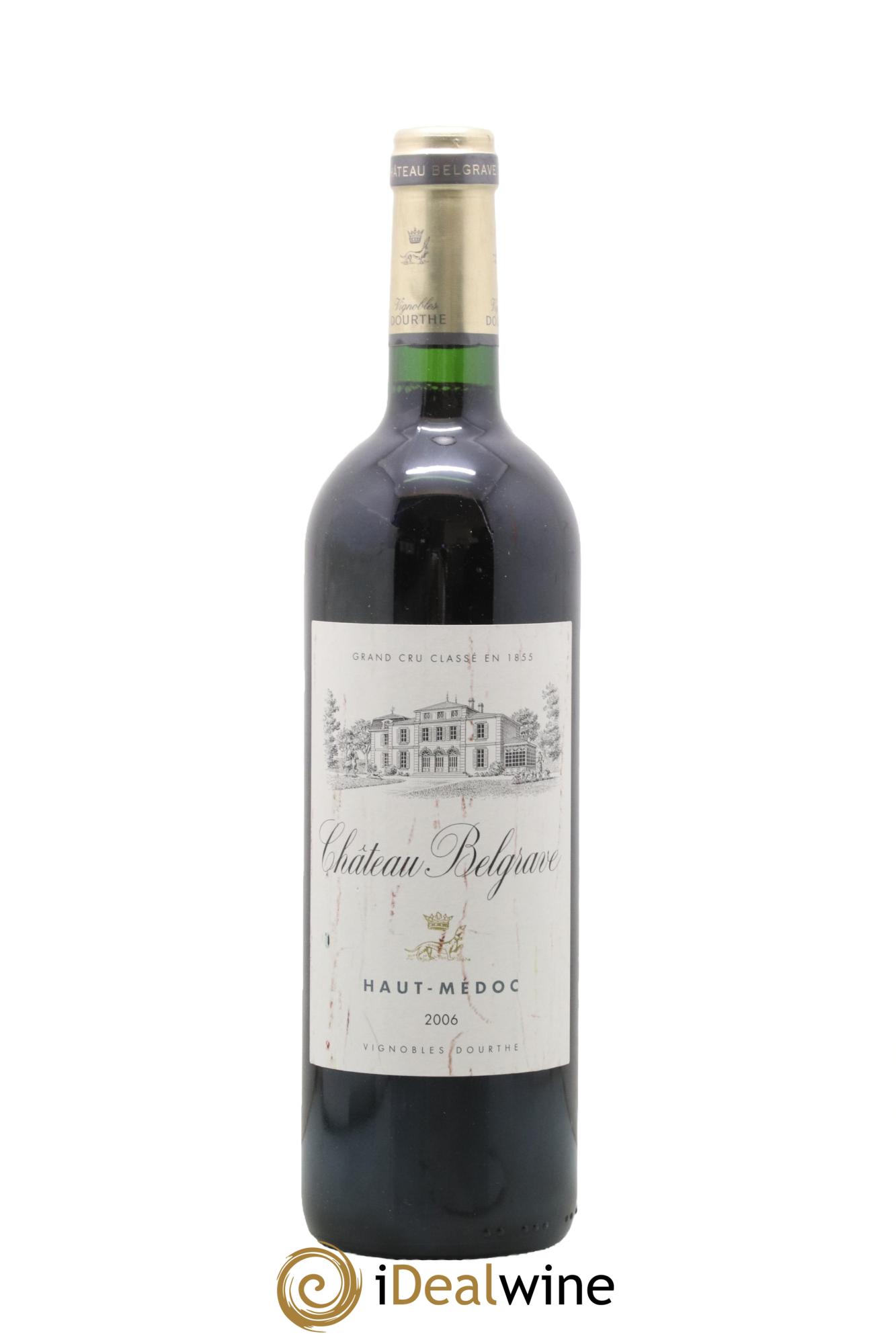 Château Belgrave 5ème Grand Cru Classé 2006 - Lot de 1 bouteille - 0
