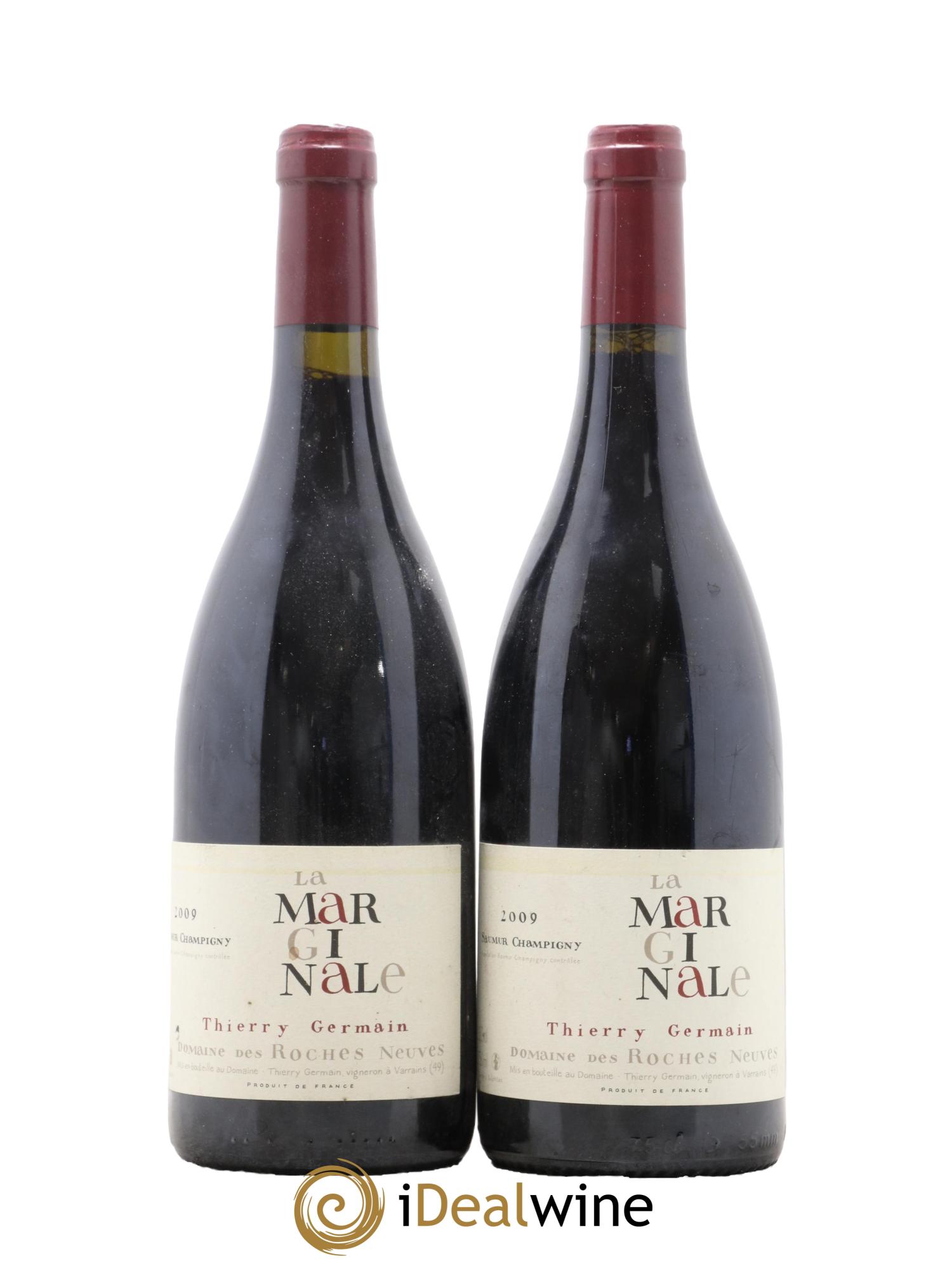 Saumur-Champigny La Marginale Domaine des Roches Neuves - Thierry Germain 2009 - Lot de 2 bouteilles - 0