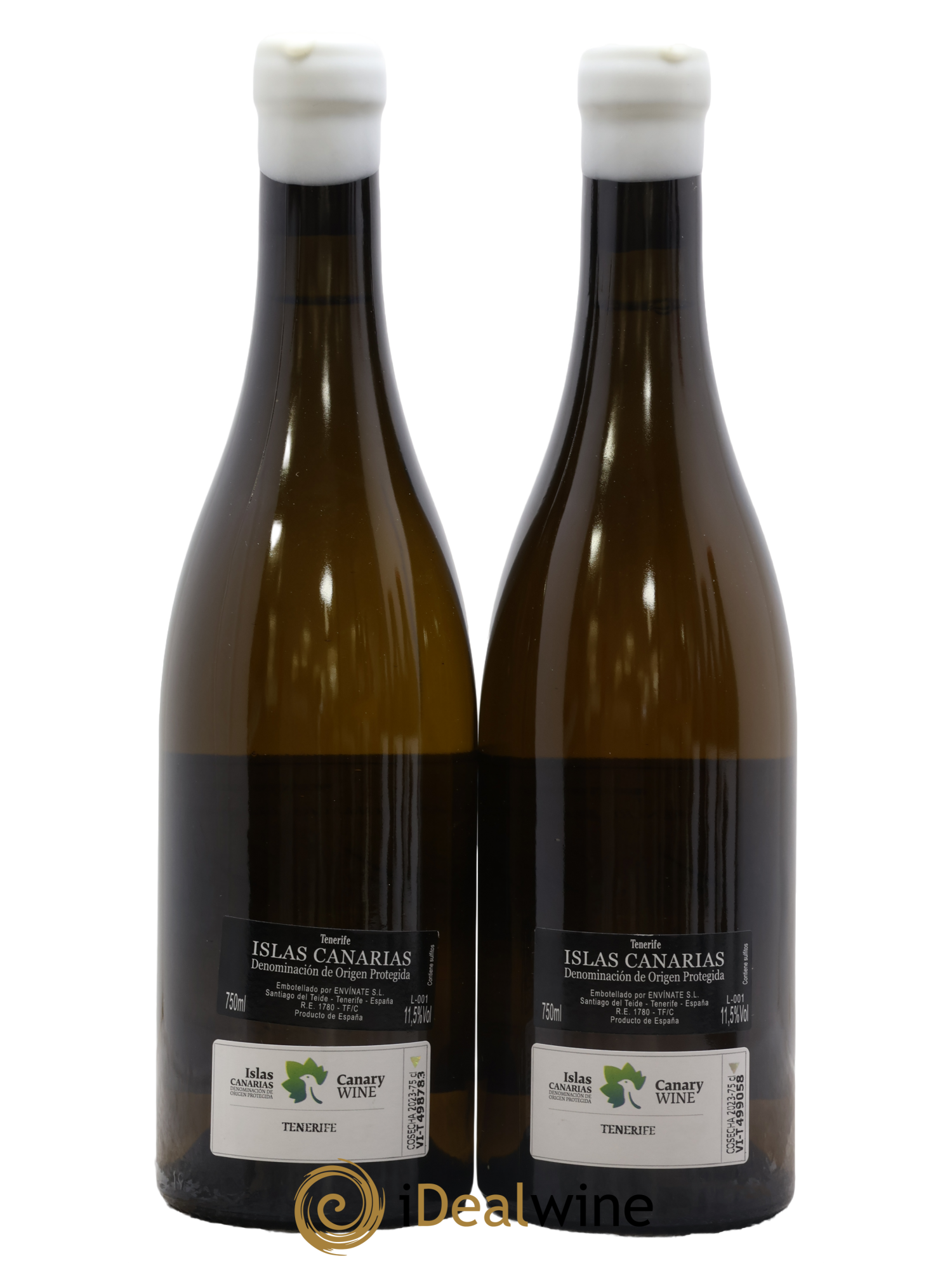 Espagne Vinos Atlánticos Islas Canarias Palo Blanco Envinate 2023 - Posten von 2 Flaschen - 1